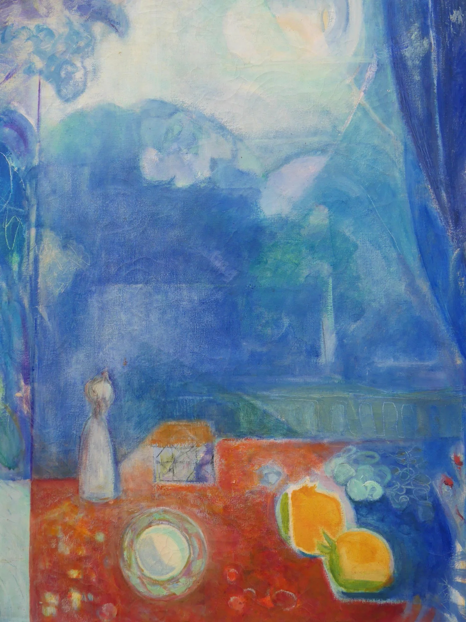 20th century semi-abstract painting