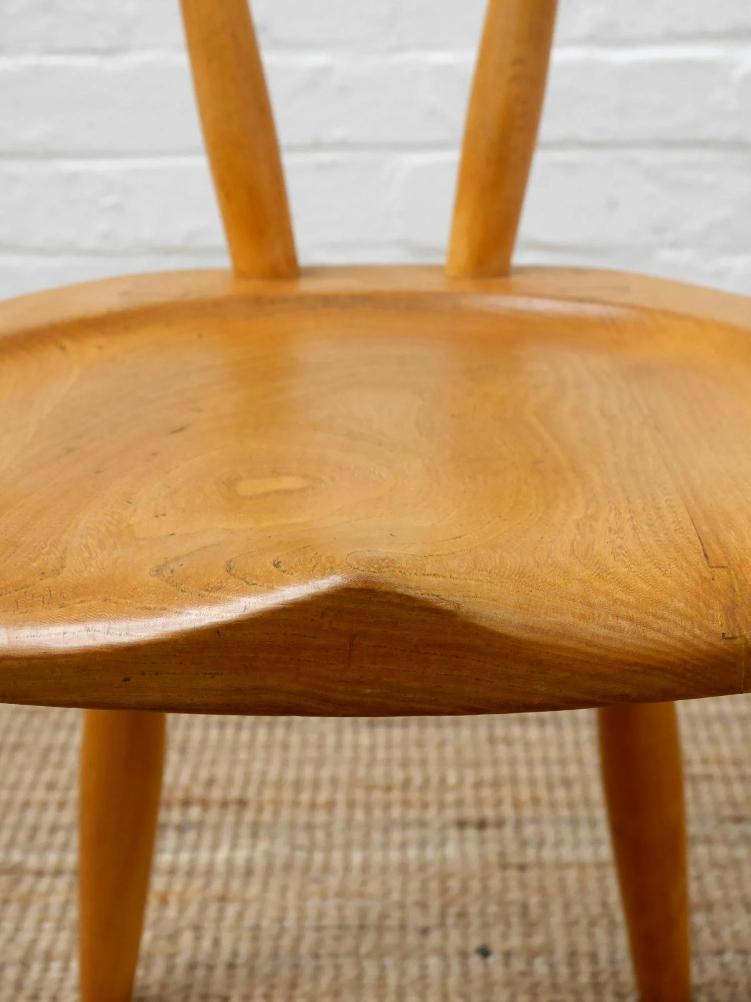 1960s elm dining chairs