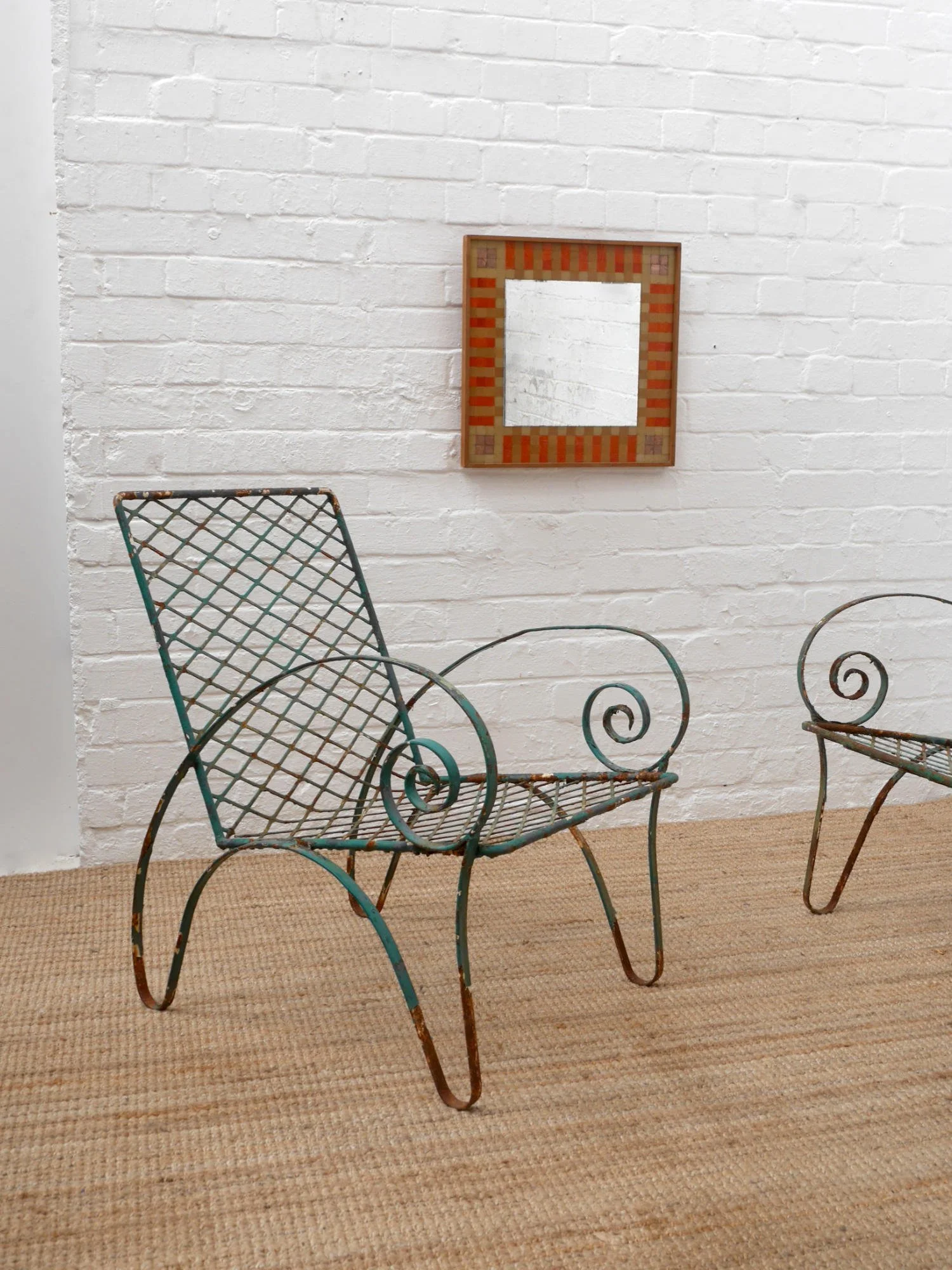 Vintage French garden chairs