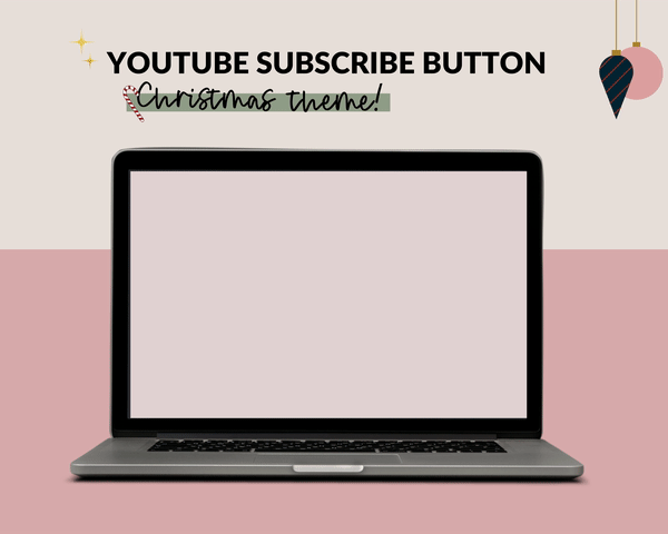 Vlogmas Youtube Subscribe Button