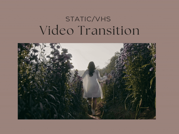 VHS/Retro Transition Overlay