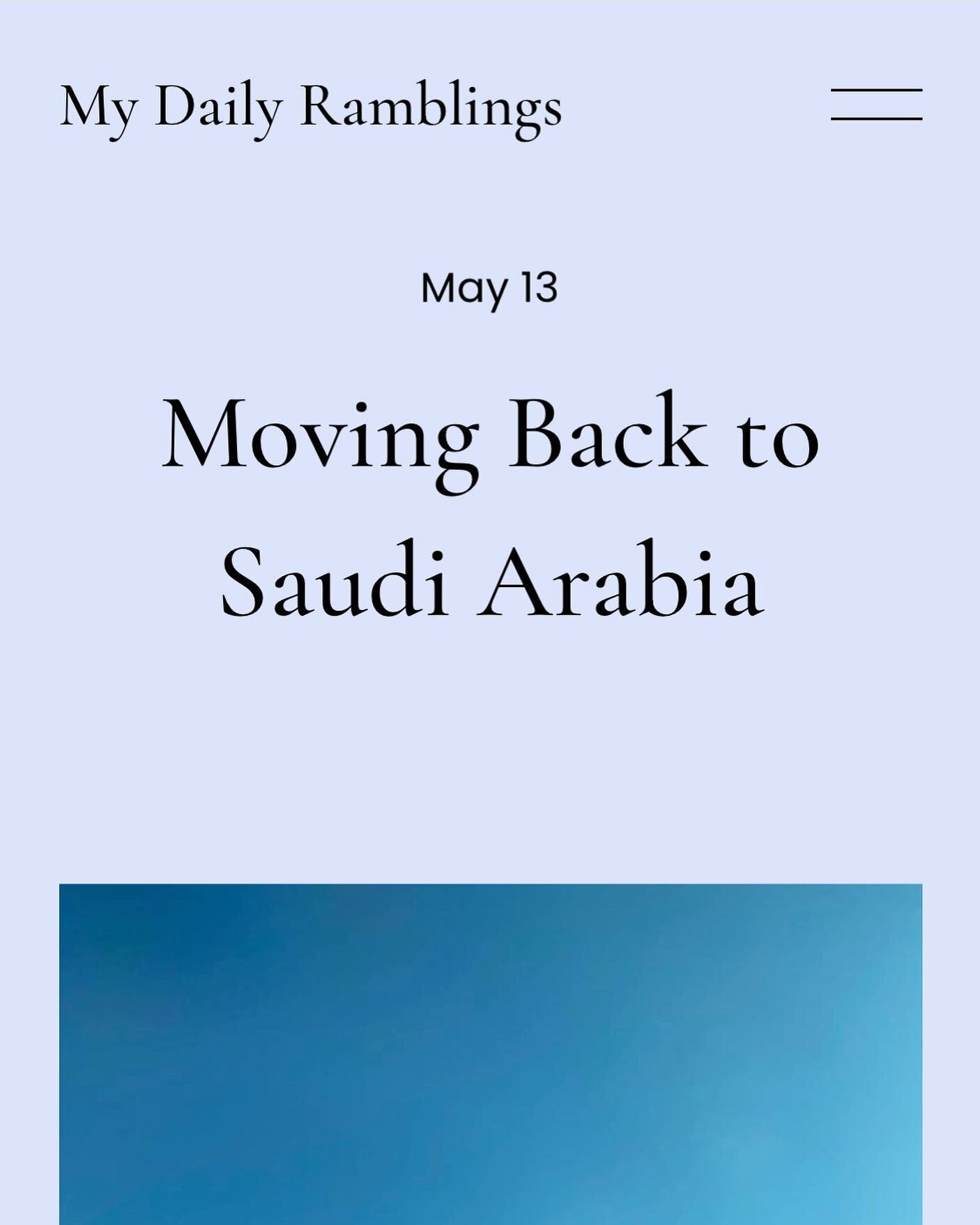 New blog post. Link in my bio. This is like a sequel to lasts weeks post. If you haven&rsquo;t read it, you might want to read it first. #livinginsaudiarabia #movingbackhome #movingtosaudiarabia #saudiarabia #home #taif #dhahran #theresnoplacelikehom