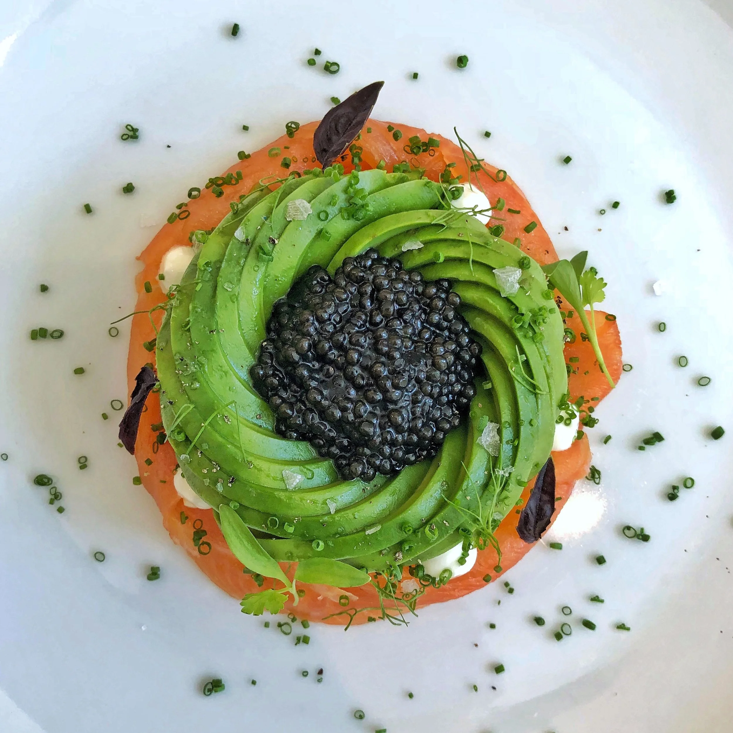 Caviar, smoked salmon and caviar timbal.jpg