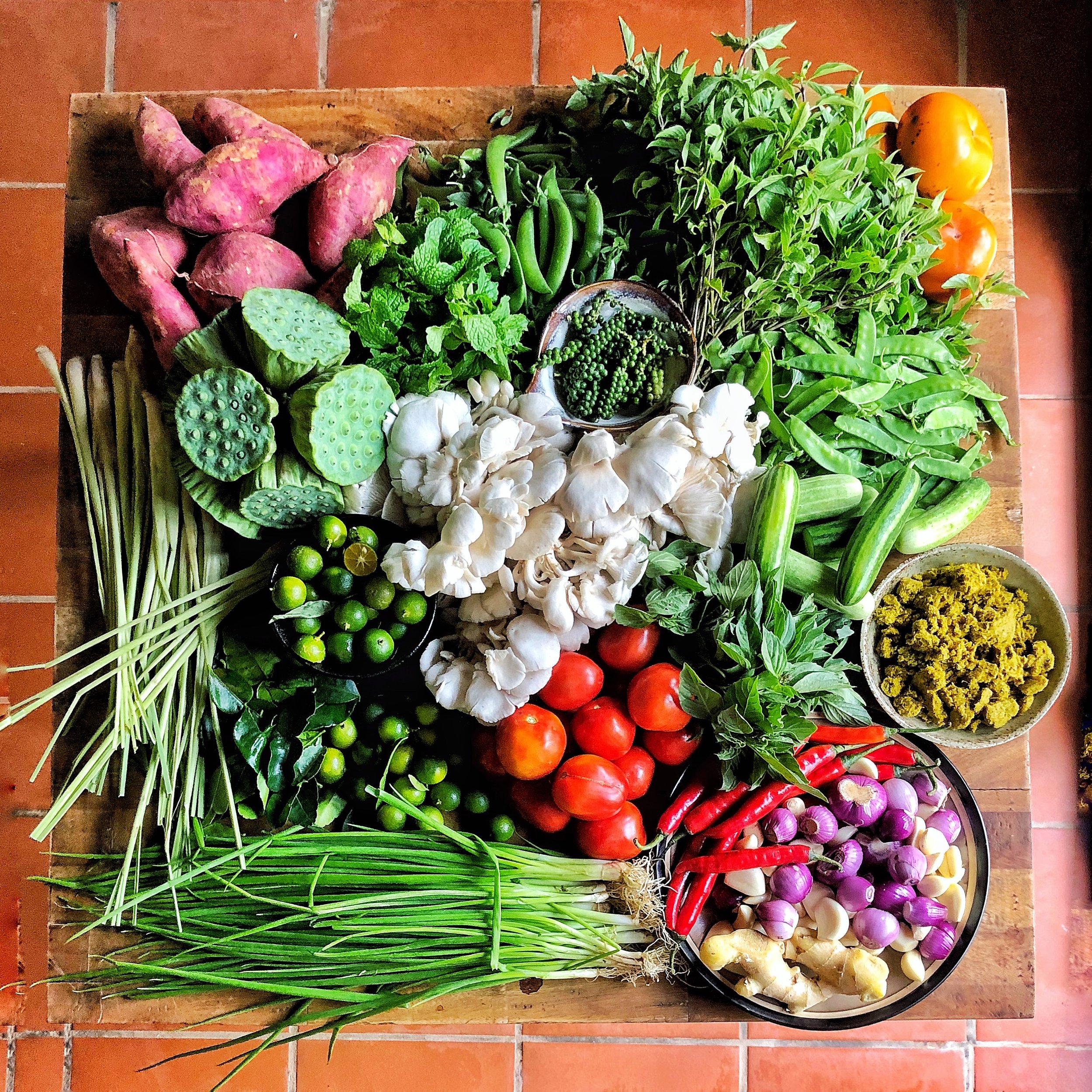 Thai Style Vegetable Curry with a Healthy Twist