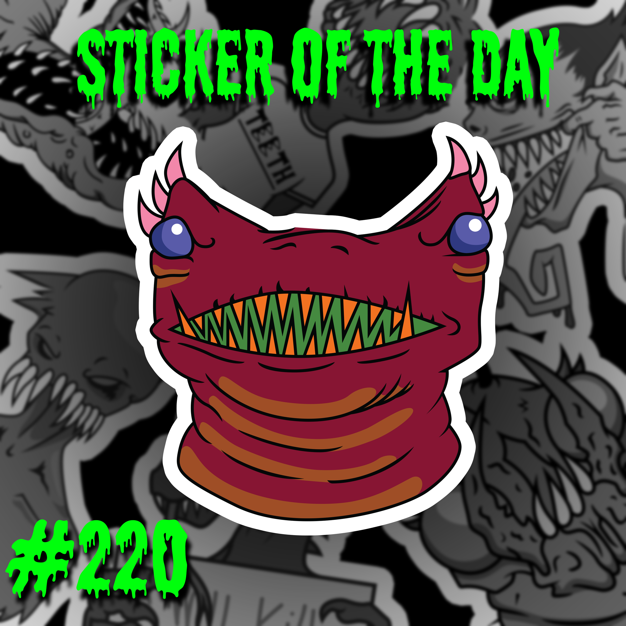 Sticker of the day #220 Blood Toad.png