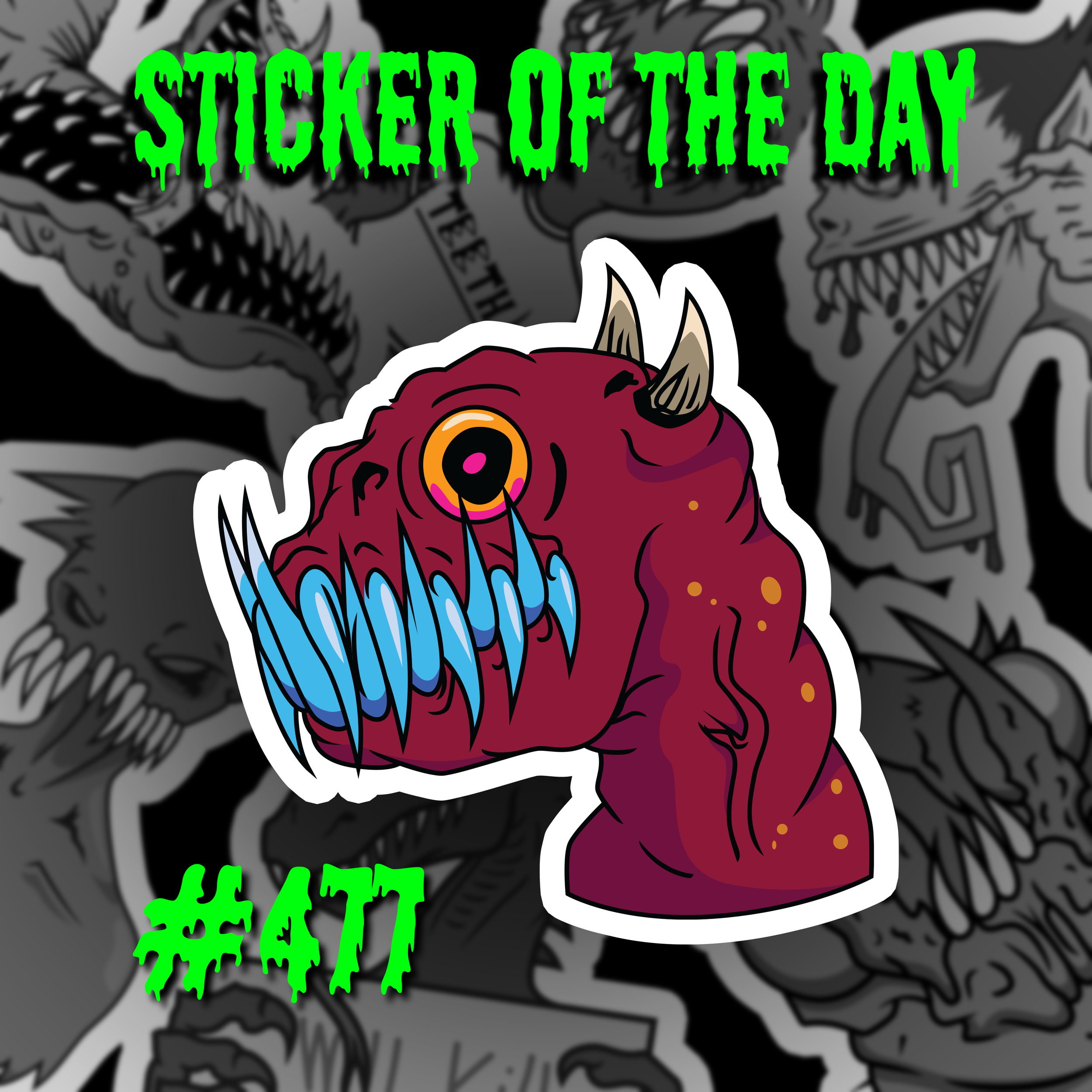 Sticker of the day #477 Diamond Fanged Ferocity.png