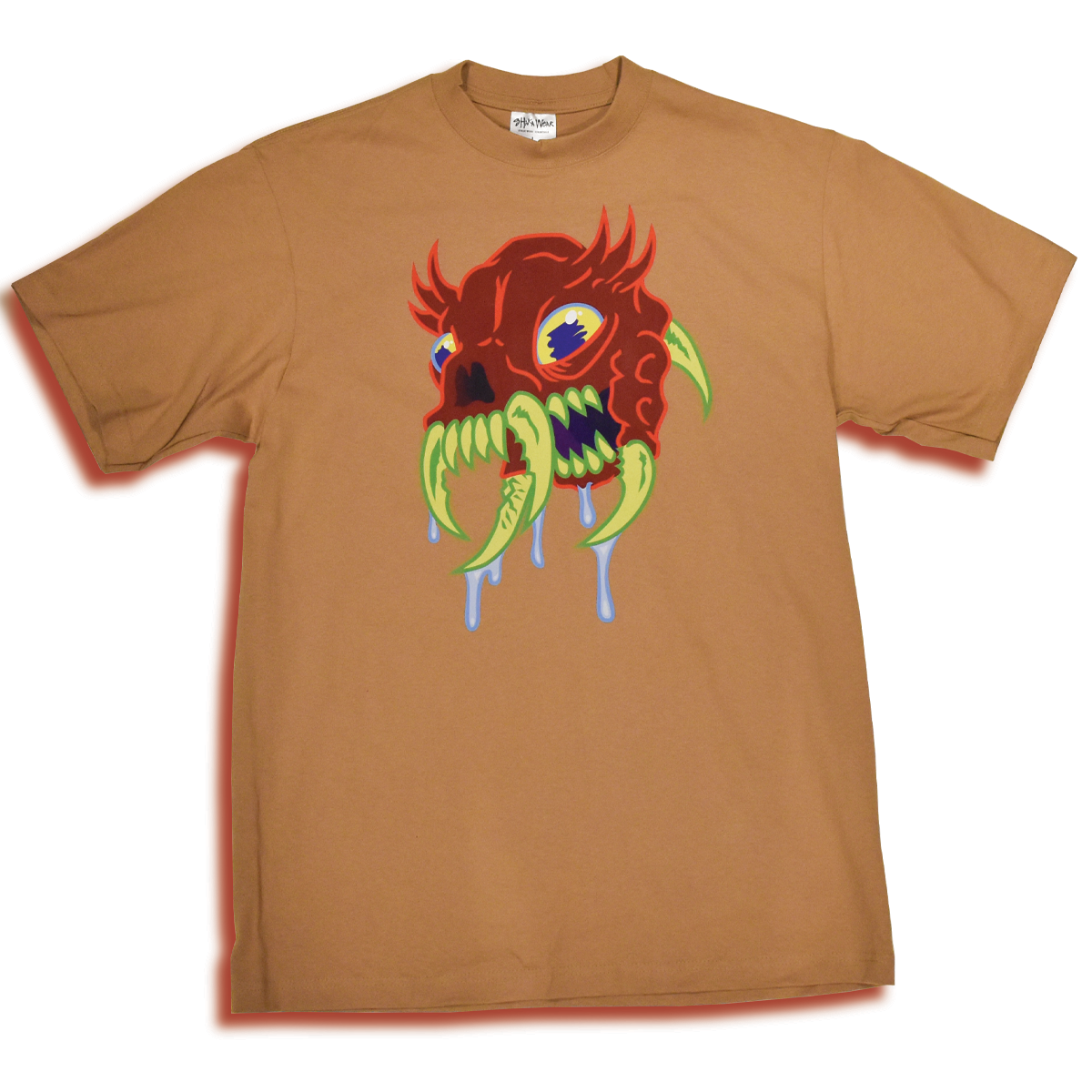 Fanged Drooling Monster Heavyweight Tee.png