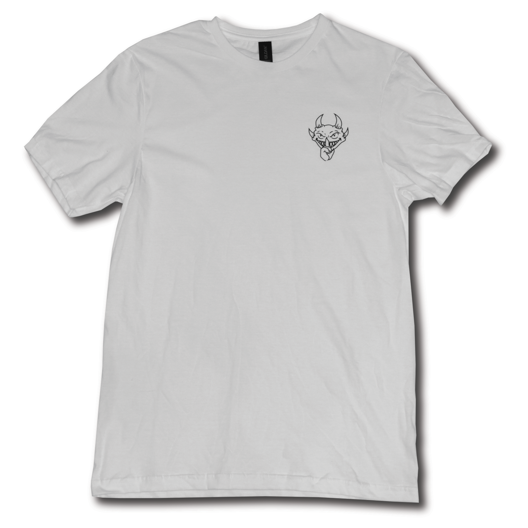 Sneaky Teeth Tee White.png