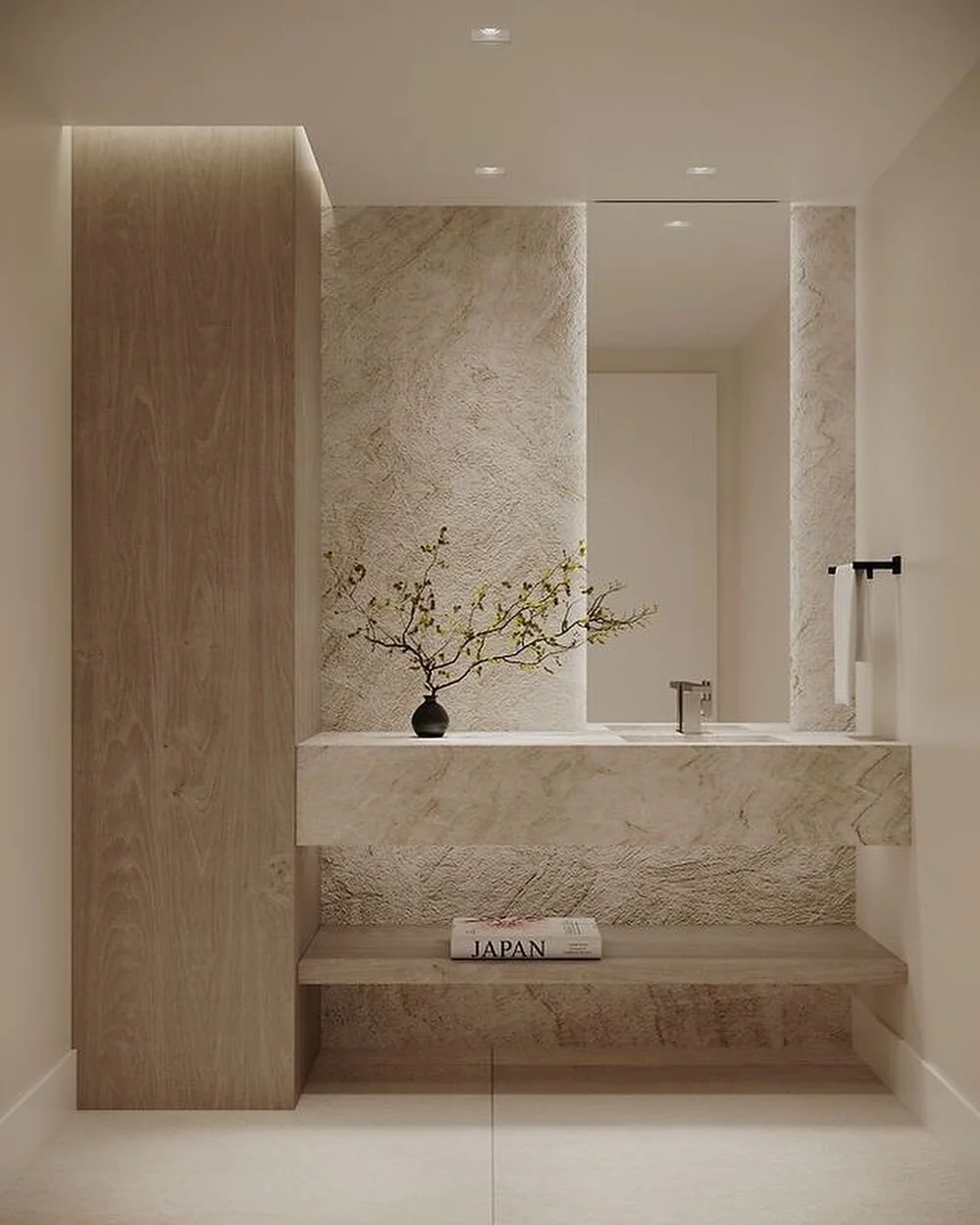 Currently in design mode for our &ldquo;Japandi&rdquo; style spa project. Major inspiration coming from these calming and material rich spaces. Pick your escape - 
1 design by @sol_interiors 
2 design by @lc_interiordesigner 
3 unknown 
4 design by @