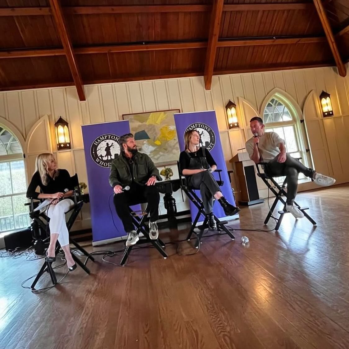 What an amazing first day at the @hamptonswhodunit! Besides moderating a panel on isolation thrillers with @willrdean, @juliabartz &amp; @ragnarjo and talking &ldquo;sisters in crime&rdquo; with @wendywalkerauthor, @vanessalillie &amp; our wonderful 