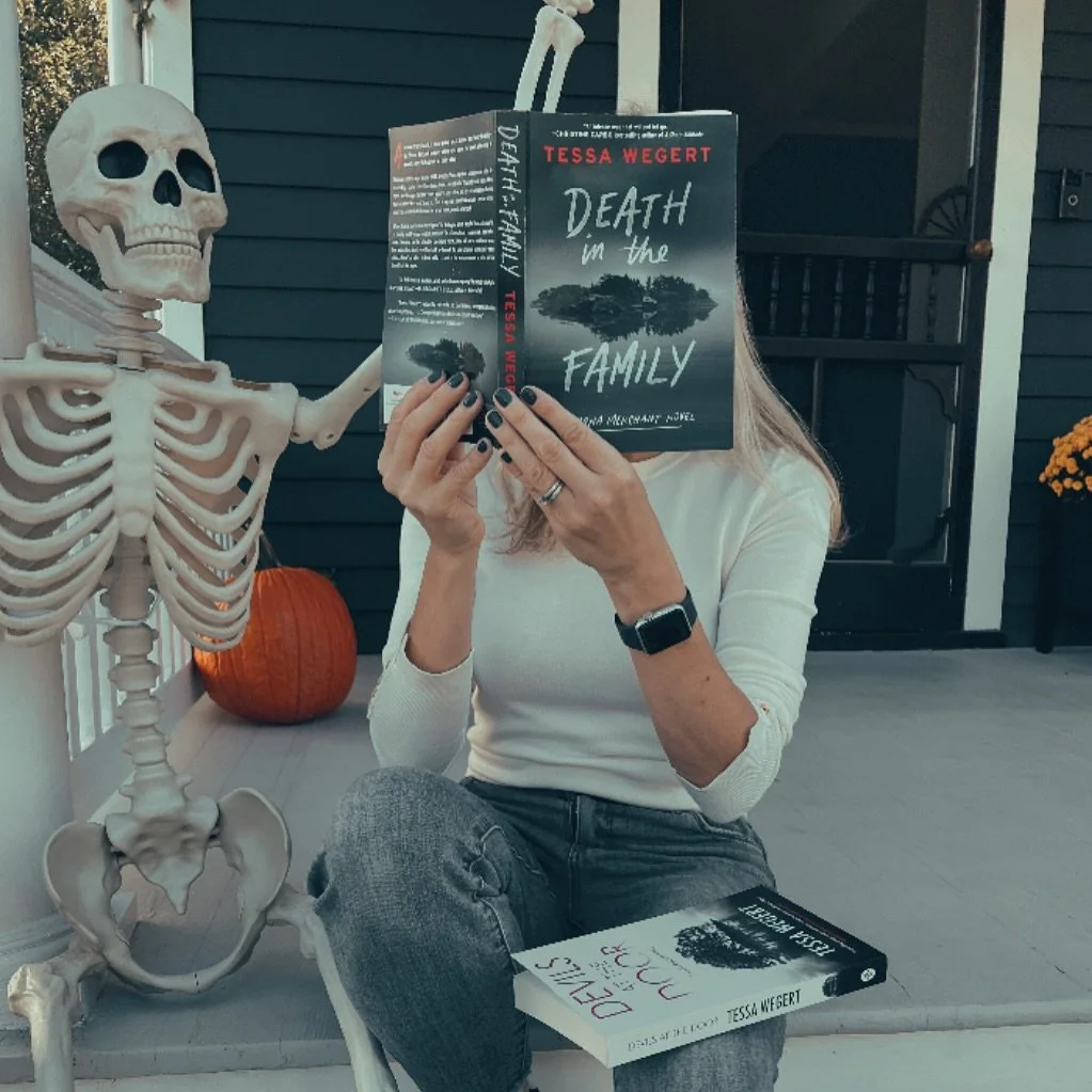 Seasonal readers, this post&rsquo;s for you. 🍂

Two of my mysteries are set in the fall (the best of the seasons, fight me), and they&rsquo;re heavy on October atmosphere: think bonfires, ghost tours, Ouija boards, and a nor&rsquo;easter so vicious 