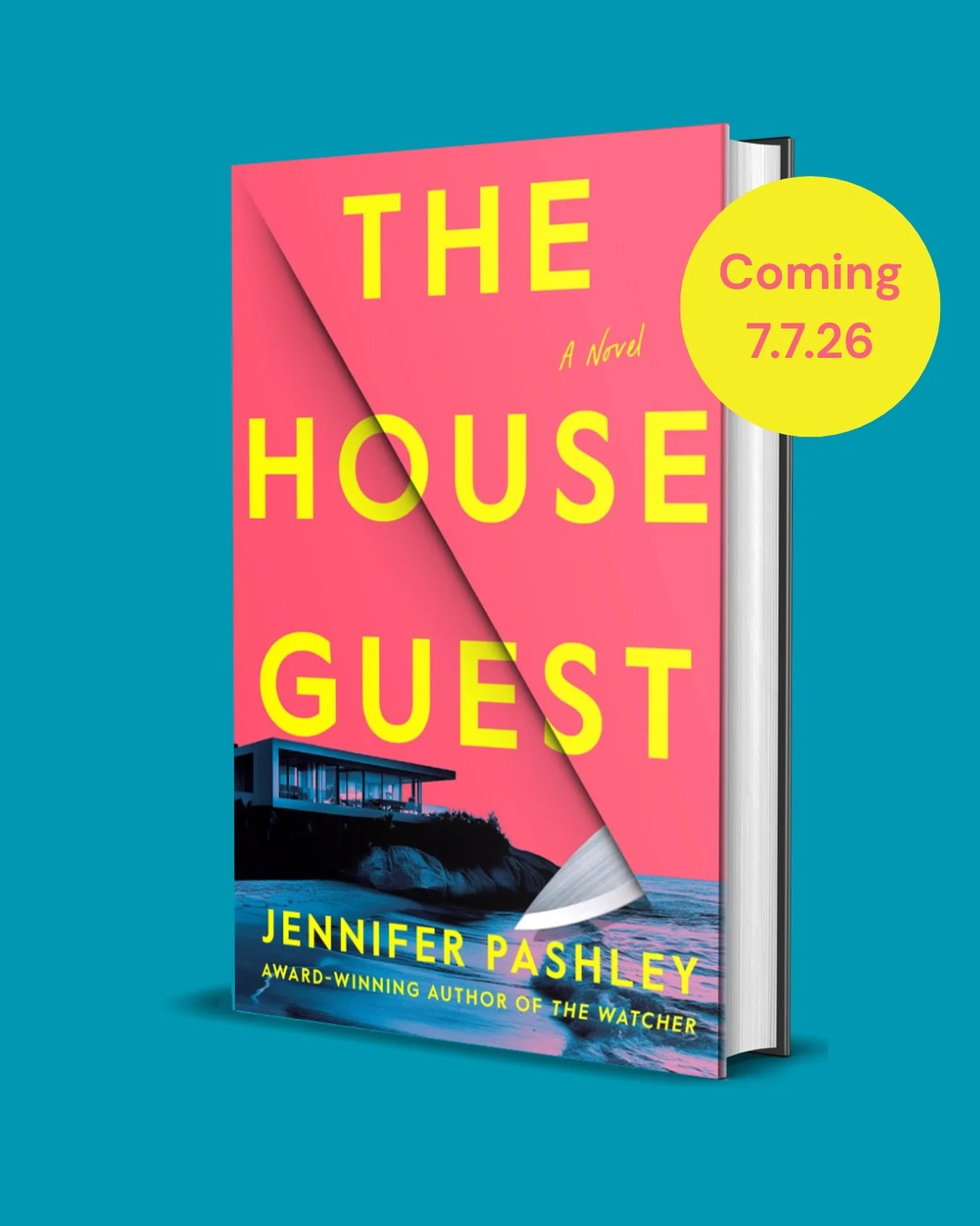 Cover reveal! 💥 @jenniferpashley&rsquo;s next novel is on the way, and it sounds freaking fantastic.

In THE HOUSE GUEST, an aspiring chef finds she has bitten off more than she can chew when her gig as a private cook to a bestselling author turns d