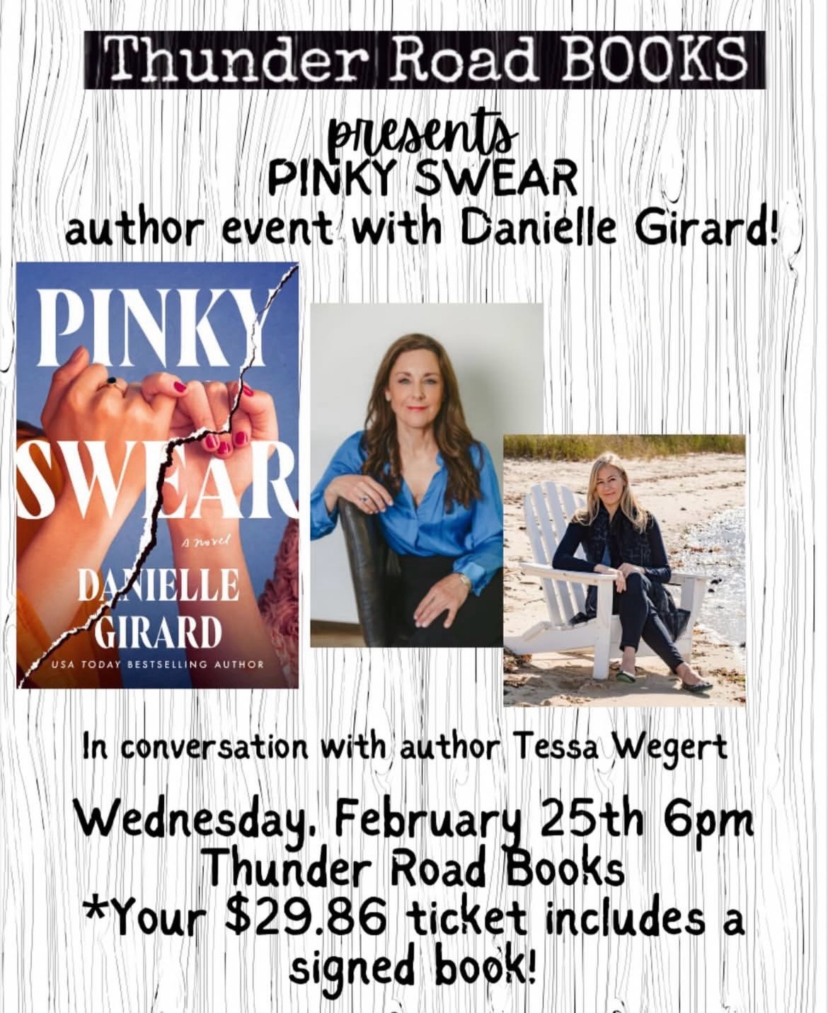One of the coolest things about this author life is getting to support brilliant writer friends whom I&rsquo;ve been fangirling over for years. This month, come out to celebrate @daniellegirardbooks and PINKY SWEAR with me! 🥂💫

#pinkyswear #daniell