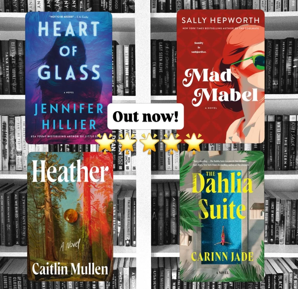 📚 FRIDAY EVE BOOK RECS 📚

If you&rsquo;re looking for some terrific books to kick off the weekend, have I got a list for you. Every one of these new and upcoming crime novels is a five-star read imho, so grab them in-store or on NetGalley and tell 