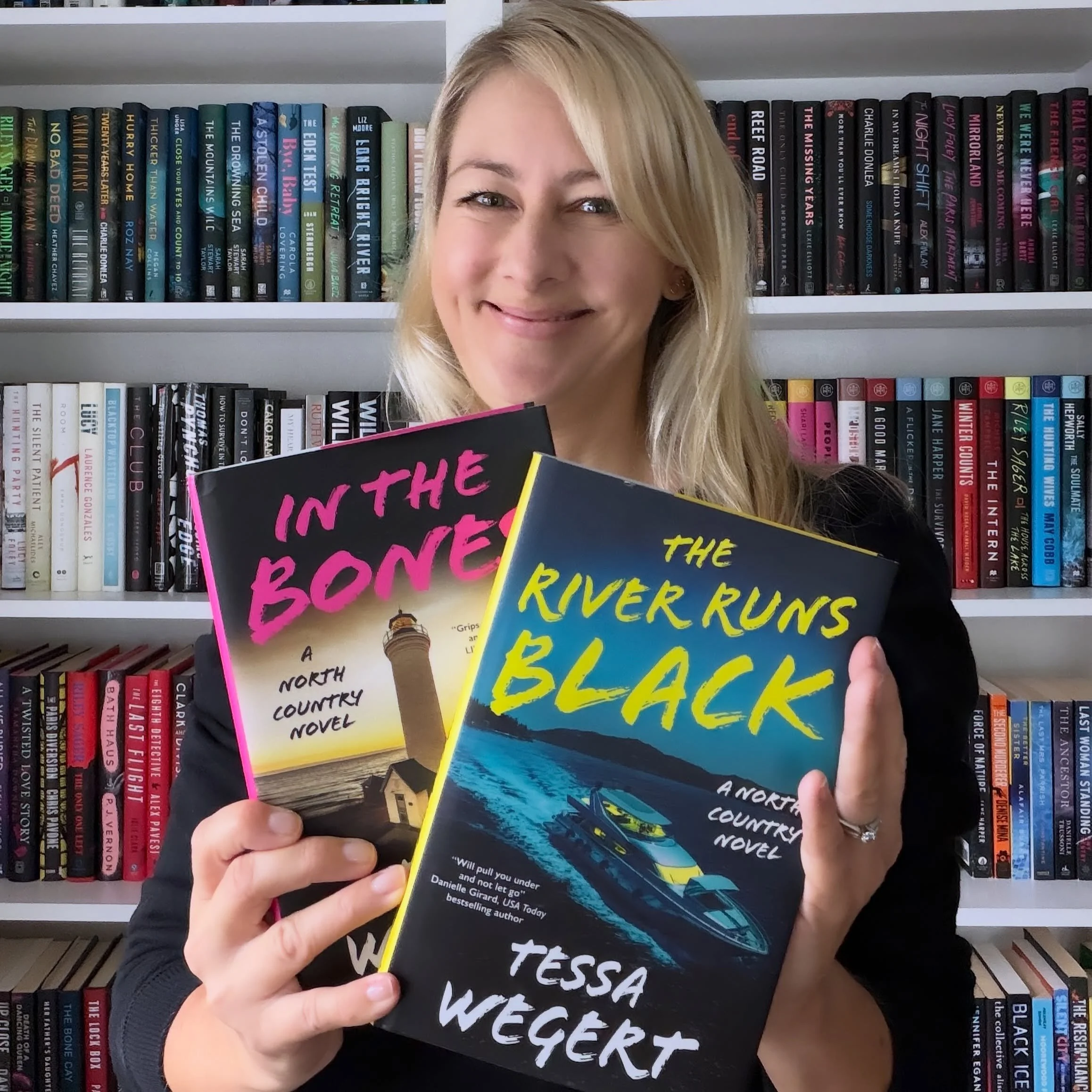 SERIES GIVEAWAY! 

Welcome to the North Country, where the towns teem with secrets and the river brings unthinkable crimes to their remote shores. 

THE RIVER RUNS BLACK is coming on 10/6, and this is your chance to win both a signed hardcover PLUS a