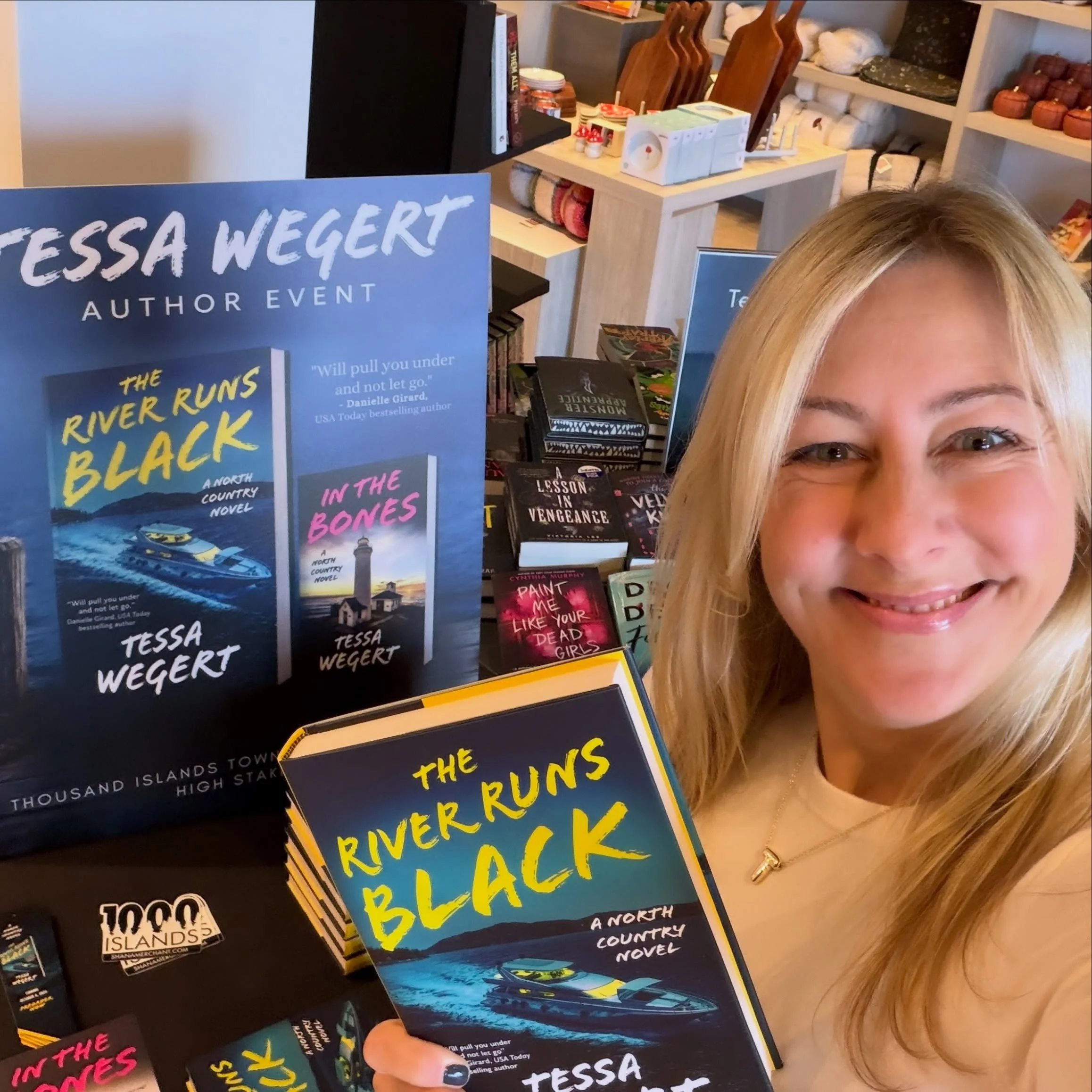 Thank you, @indigo_kingston! What a treat to meet so many local readers and the wonderful Indigo staff. Get your copies of the Shana Merchant and North Country series in-store! 🖤

#kingstonontario #northcountry #thousandislands