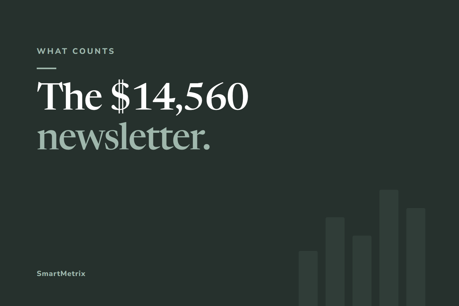 The $14,560 Newsletter