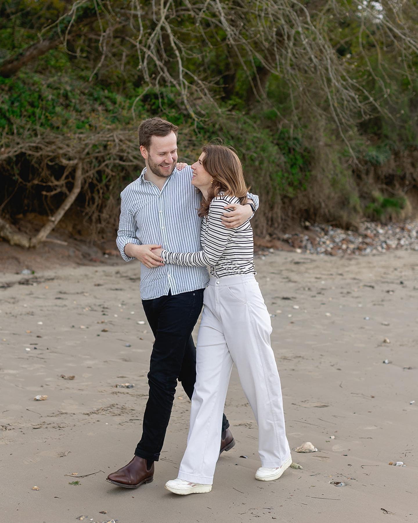 🤍One dreamy late evening with G &amp; N. I can hardly wait for their wedding in a few months time.

South Beach, Studland. 

#dorsetweddingsuppliers #southbeach #southbeachdorset #studland #dorsetweddingphotographer #photographerindorset #engagement