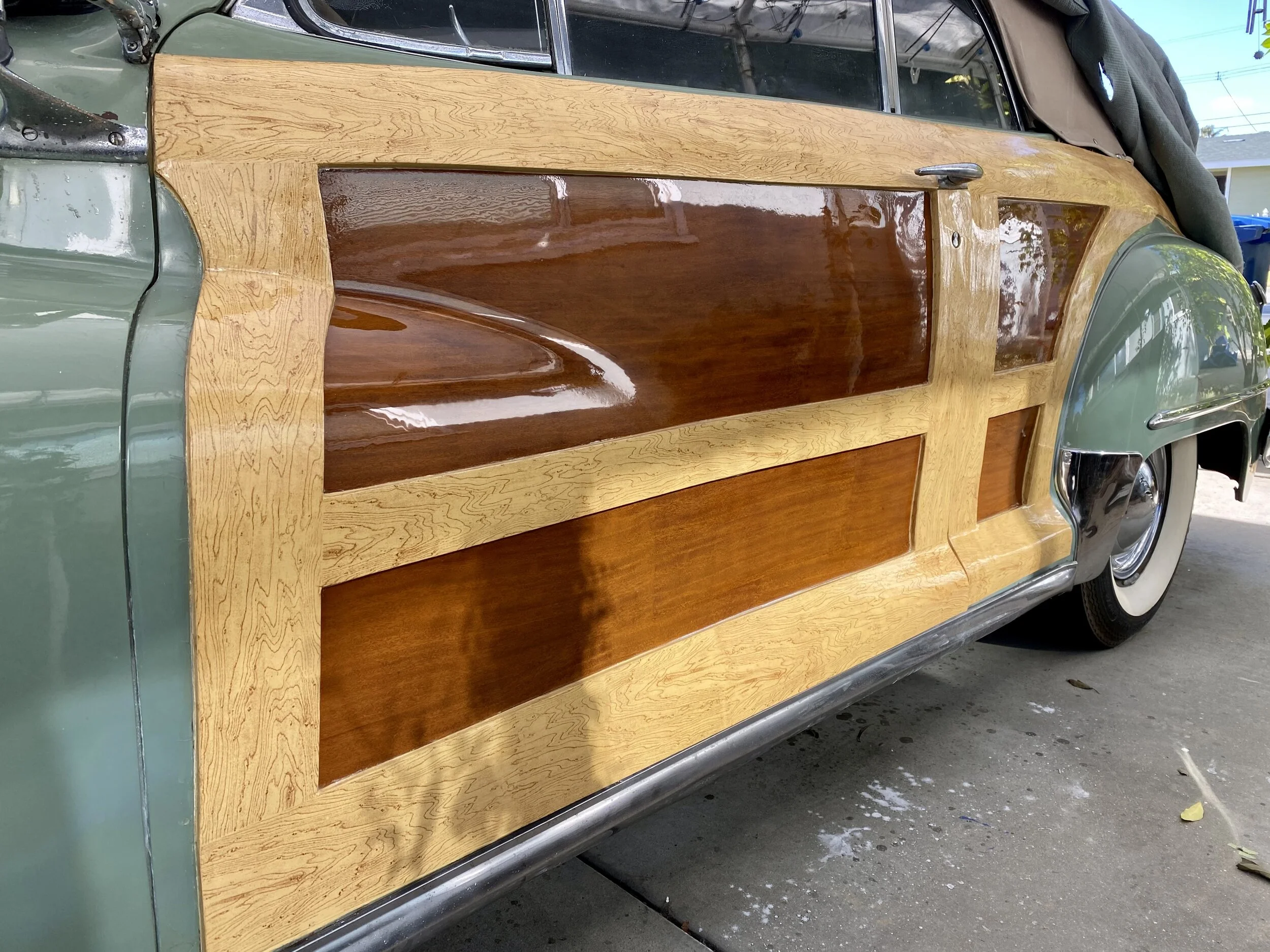 Finally it is all clear coated, cut and buffed 