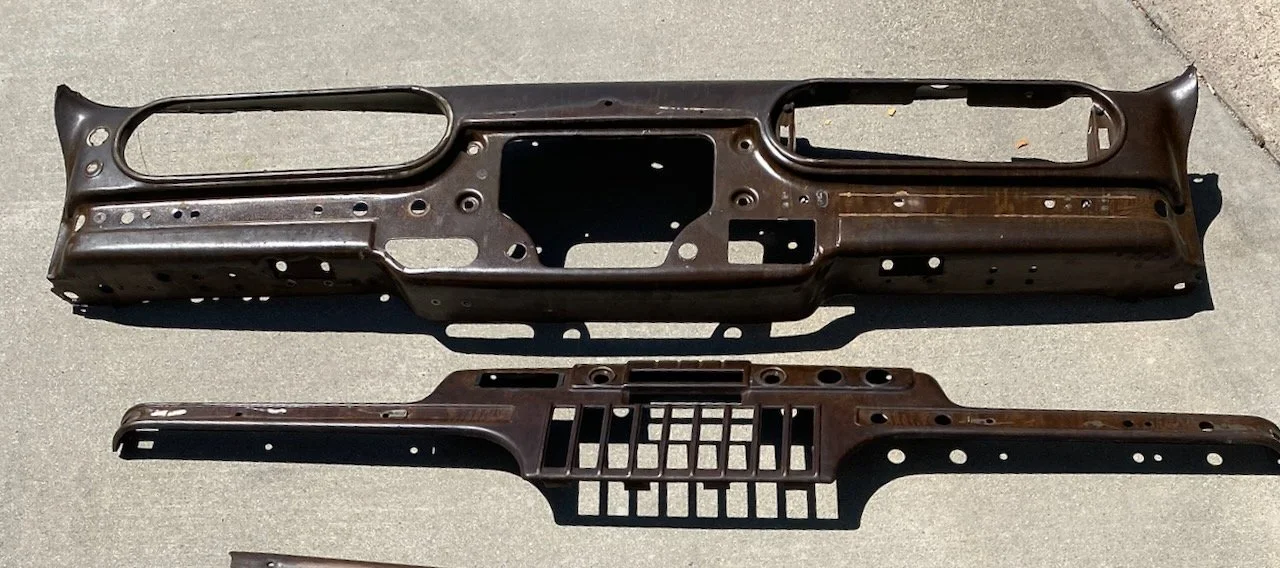 Before: you can see some of the original grain