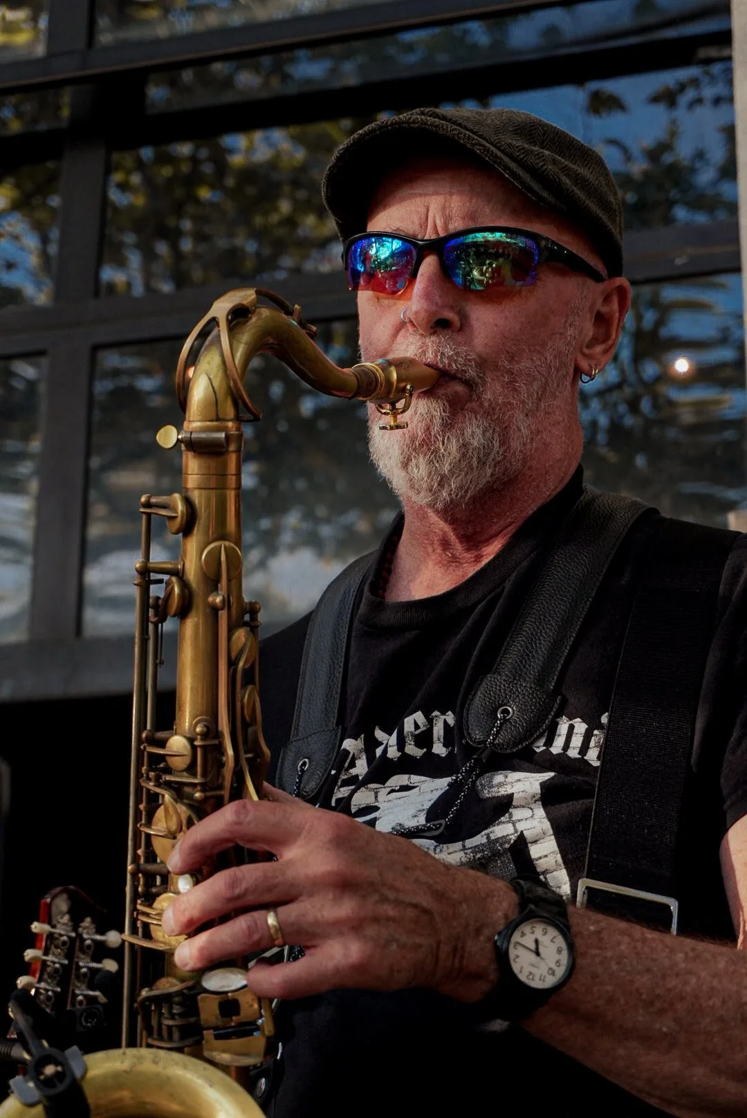 Bobby Baxmeyer - Saxophone, Fiddle, Banjo, Vocals