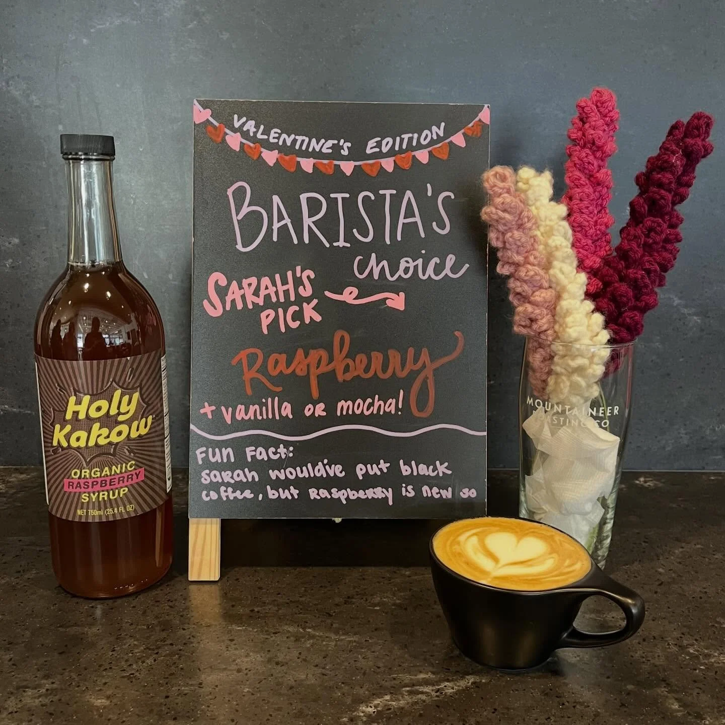 Love is brewing&hellip; and it tastes like raspberry!

The perfect excuse for a coffee date. ☕️💕

Stop by and warm up with our new flavor!
