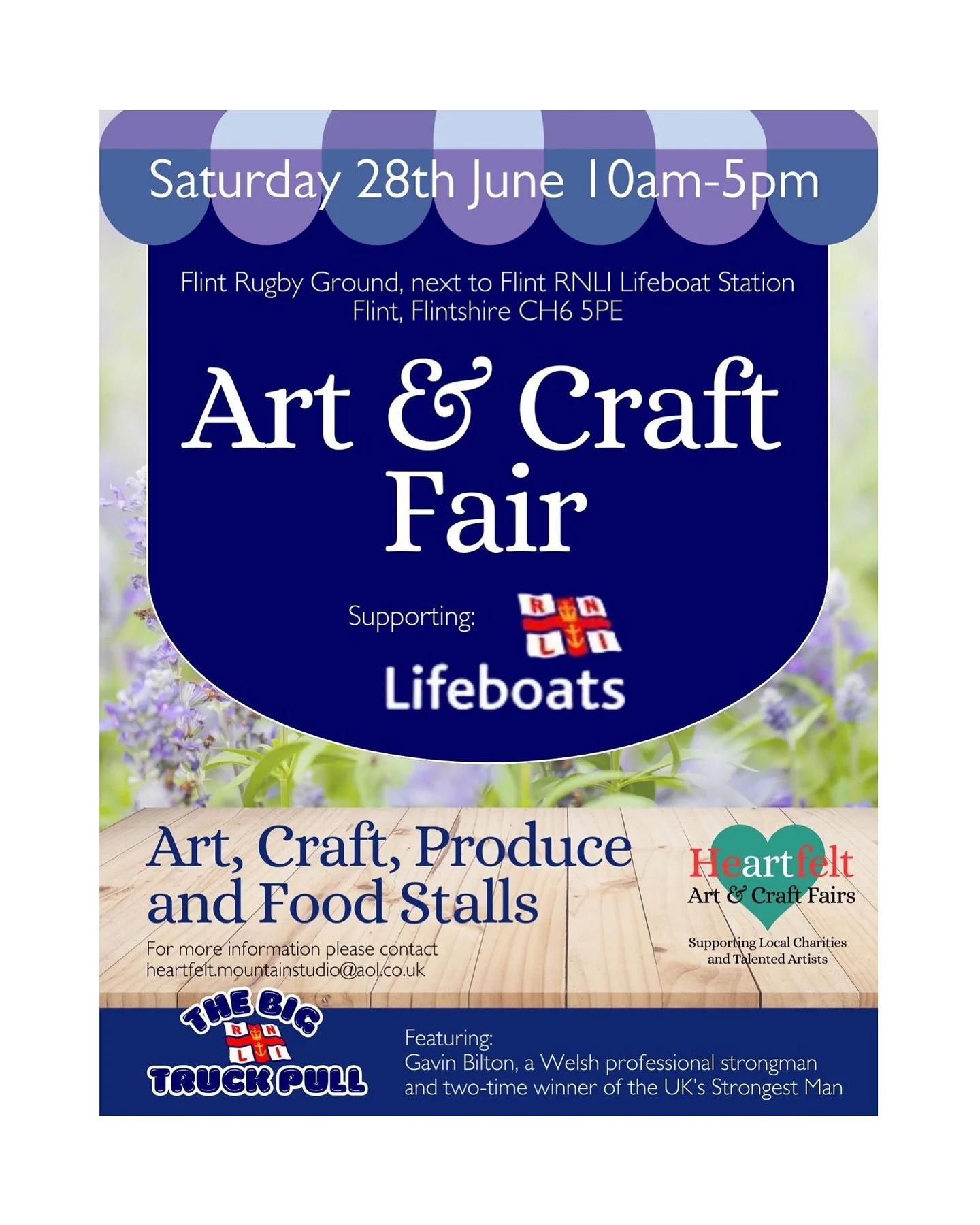 I&rsquo;m looking forward to exhibiting at @heartfelt_art_and_craft on tour at @rnli_lifeguards_northwales Flint 
Next Saturday 28th June
10am - 5pm 🩵