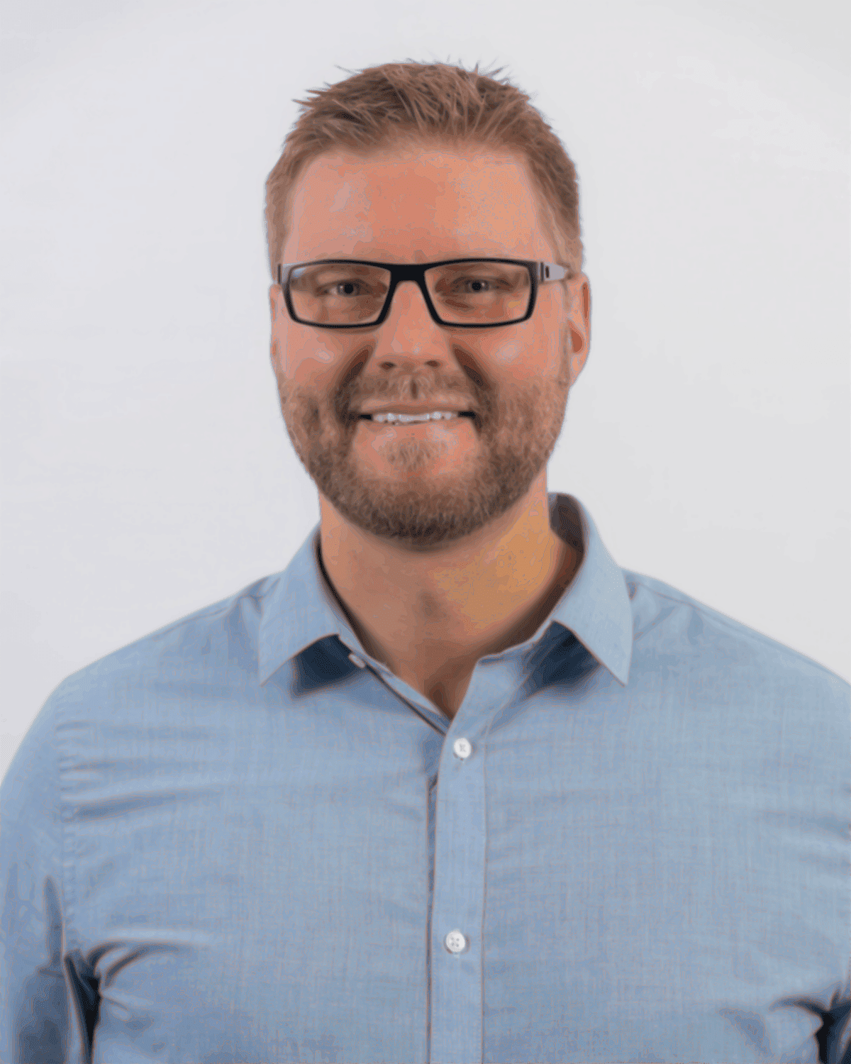High quality headshot of Dr. Blake Dornstauder, the optometrist and owner of Lakeshore Optometry