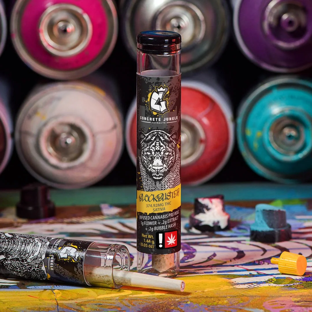 Blockbuster infused pre-roll