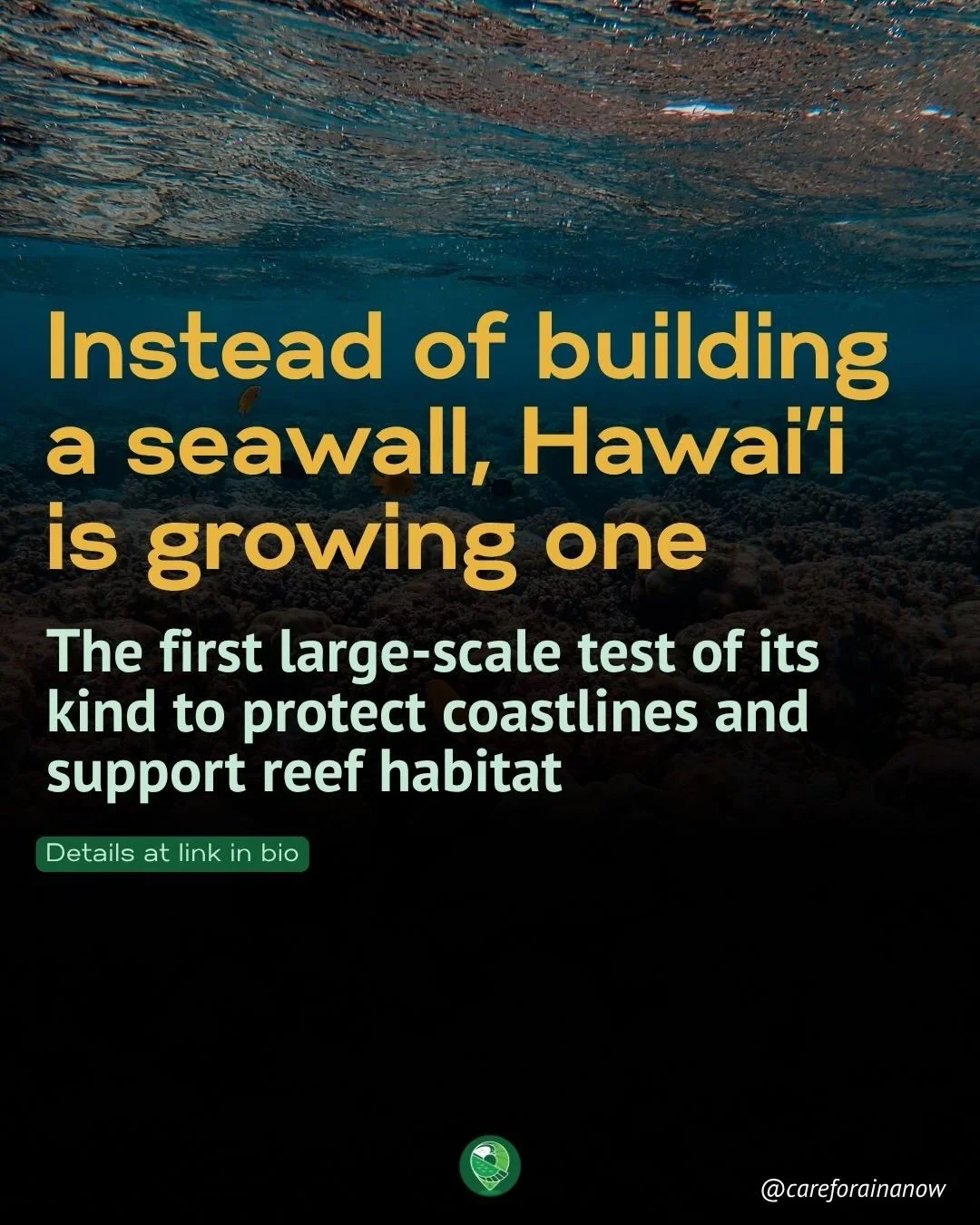The Kalaeloa Hybrid Reef is a living breakwater: 60 engineered porous concrete structures, seeded with live coral, that reduce wave energy before it reaches Hawaiʻi&rsquo;s coastal highways. It&rsquo;s the first large-scale ocean demonstration of the