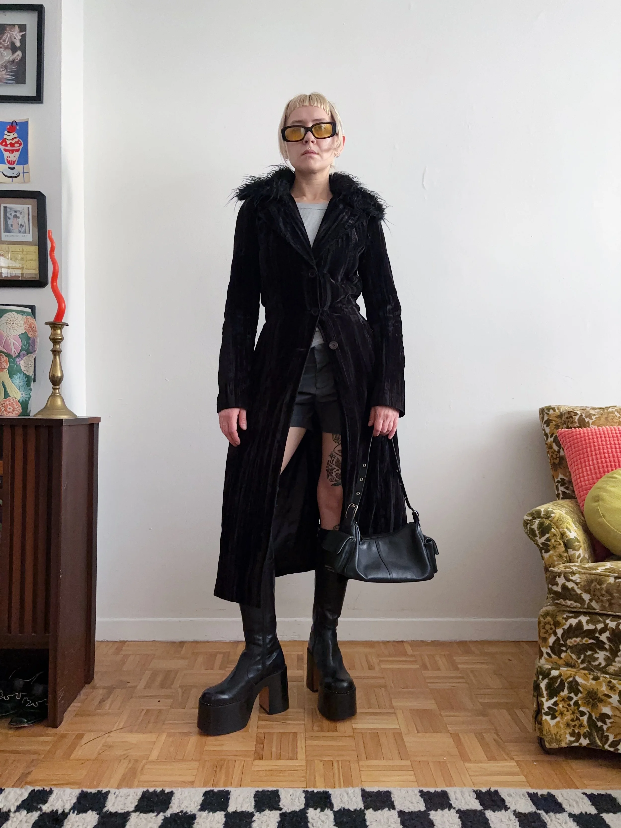 Crushed Velvet Duster