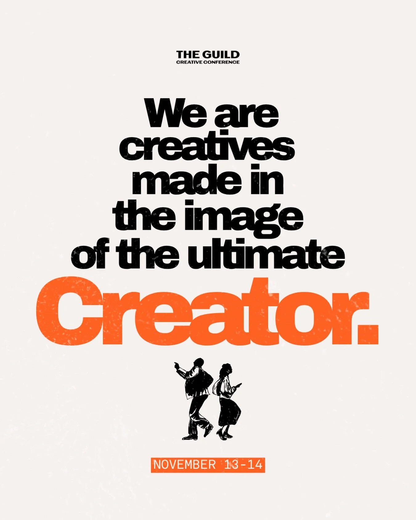 Creativity is not just for some people, we are all creatives made in the image of the ultimate Creator 🙌😮&zwj;💨

At the Guild, we want to help you grow in your understanding and expression of your own unique creativity. Join us on November 13-14 t