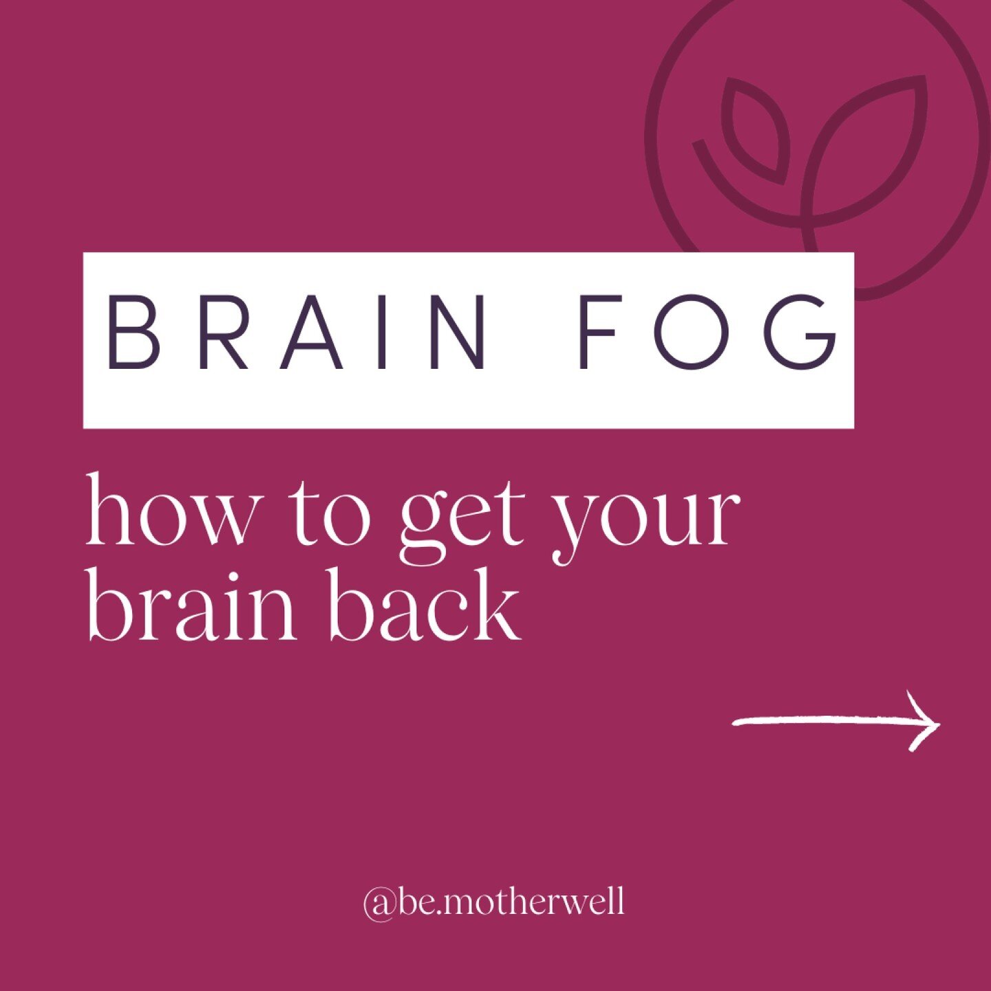 Brain fog, mommy brain, bad memory, &ldquo;when did I get so dumb?&rdquo; Whatever we want to call it, I'm seeing this more often in both my patients and myself during times of high stress! 

Swipe through for my 4 bite-size changes that you can prac