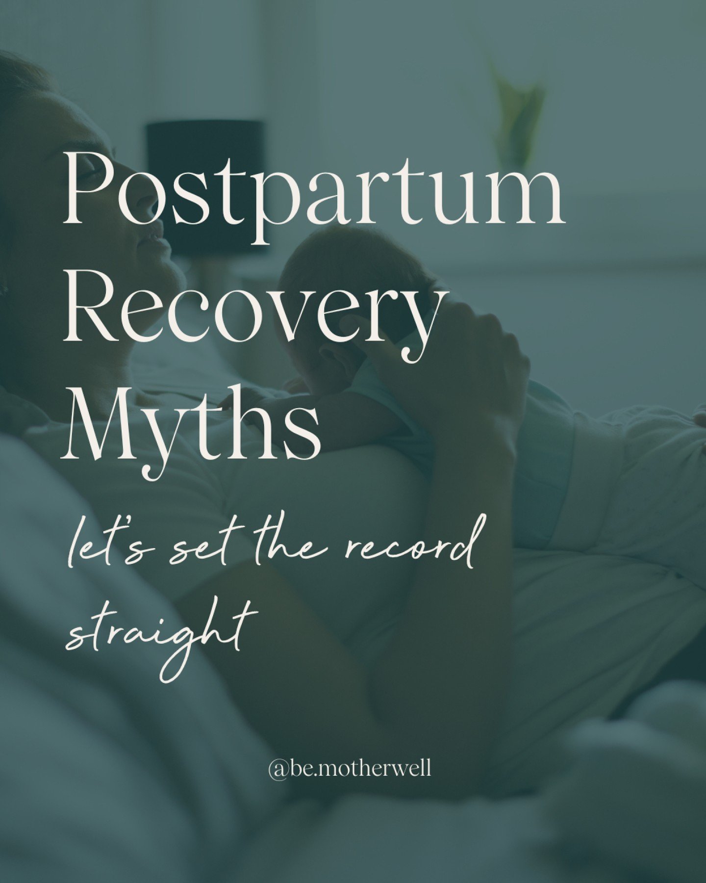 Postpartum Recovery Myths, BUSTED. 

What would you add?

Postpartum recovery isn&rsquo;t six weeks and a pat on the back. It&rsquo;s months (let&rsquo;s be honest...years) of rebalancing your hormones, replenishing nutrients, and trying to remember 