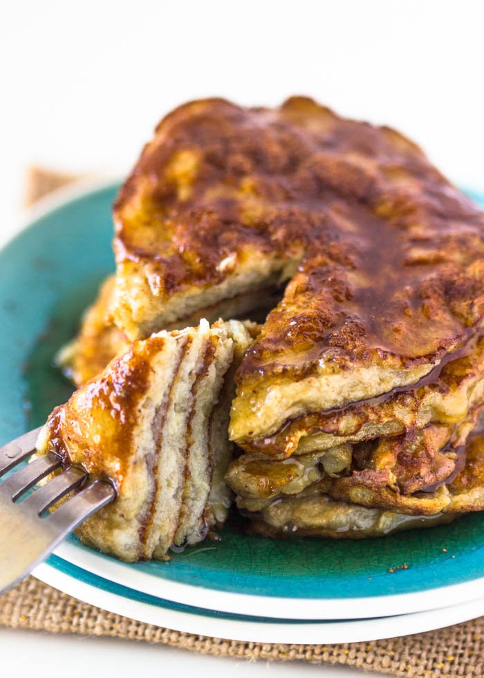 2 Ingredient Pancakes (Paleo, Gluten &amp; Dairy-Free, No Sugar Added)