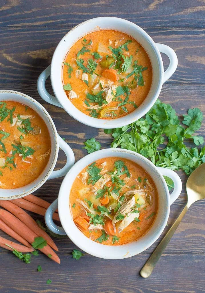 Slow Cooker Buffalo Chicken Chowder