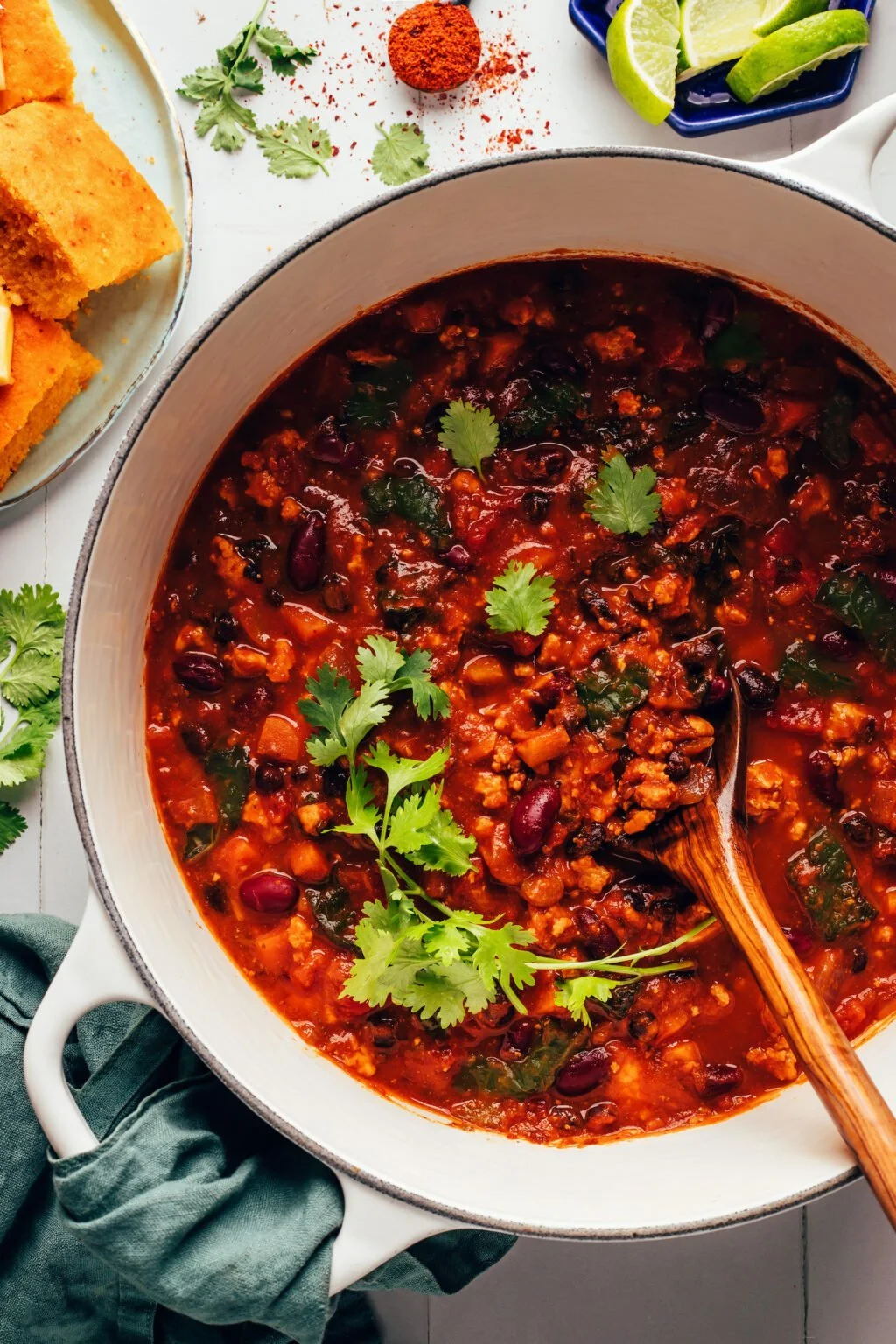 One-Pot Pumpkin Turkey Chili (Freezer-Friendly!)