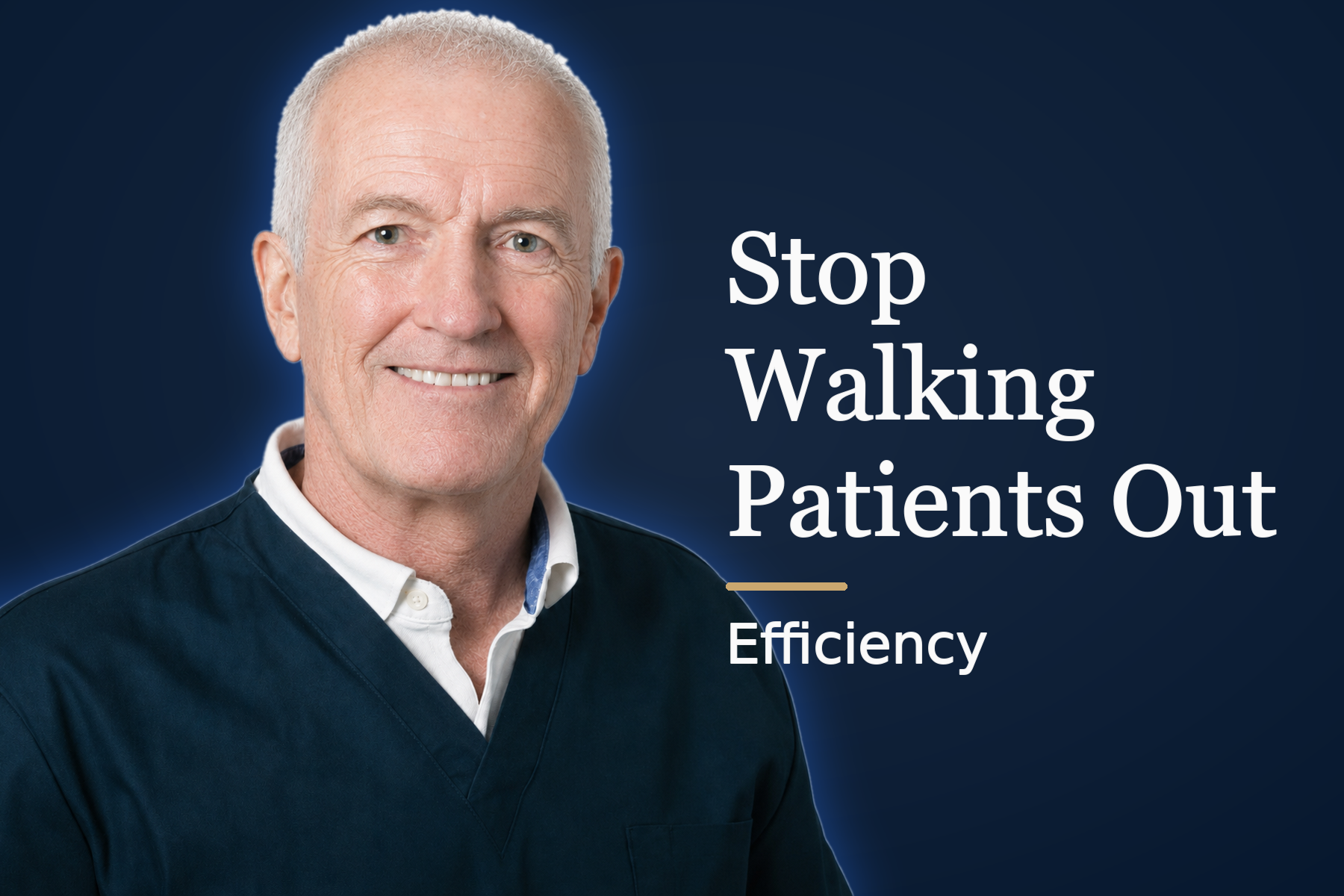 Stop walking patients to reception