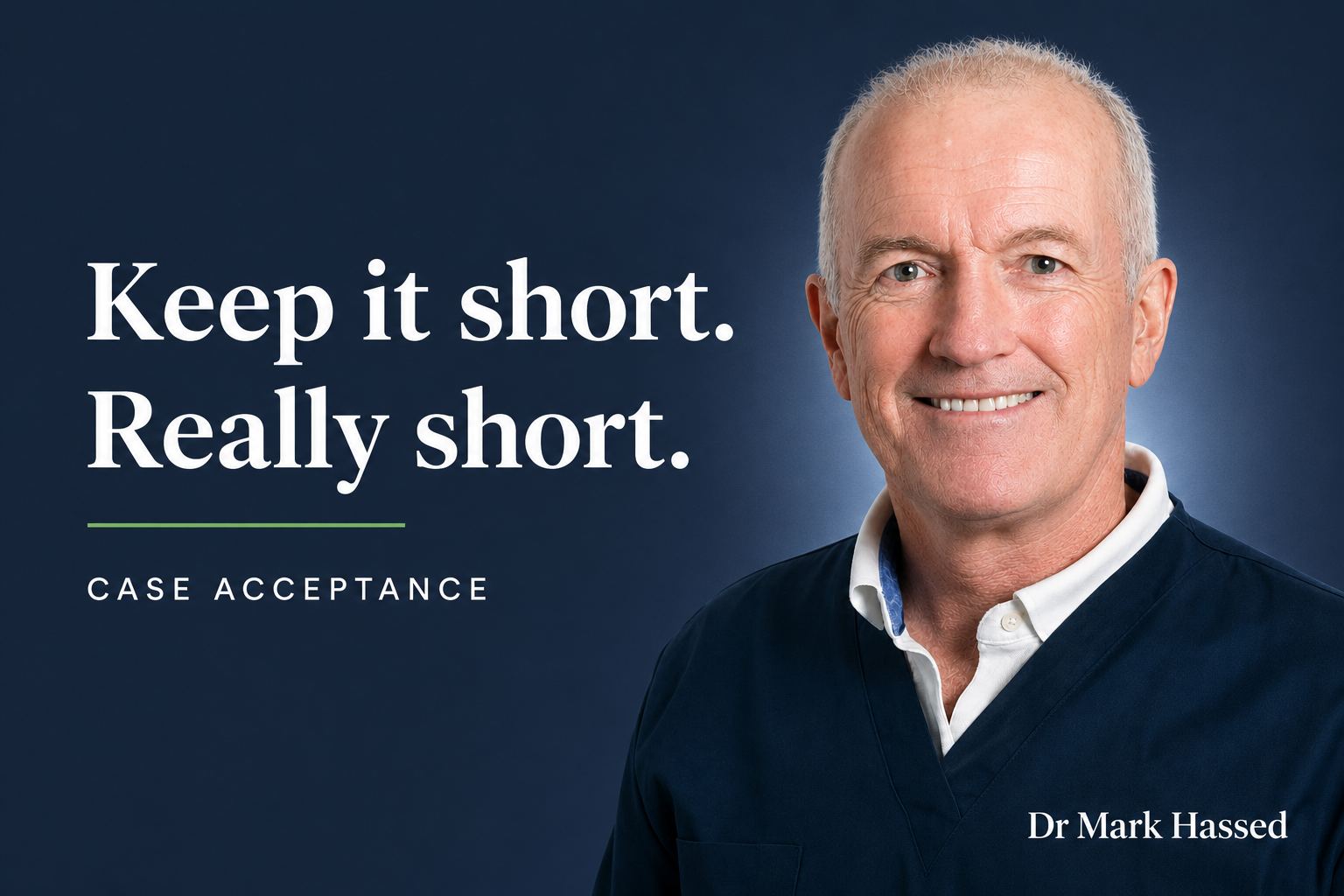 Keep it short. Really short.