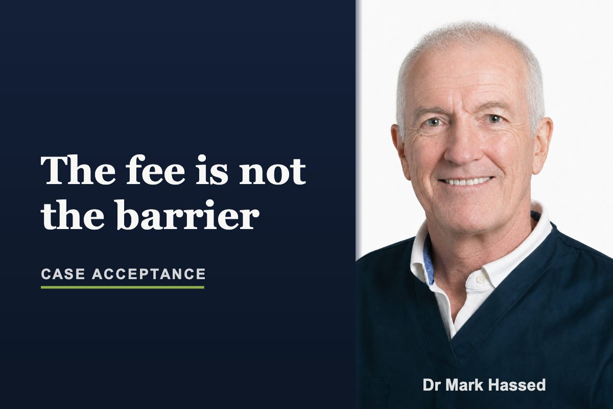 The fee is not the barrier