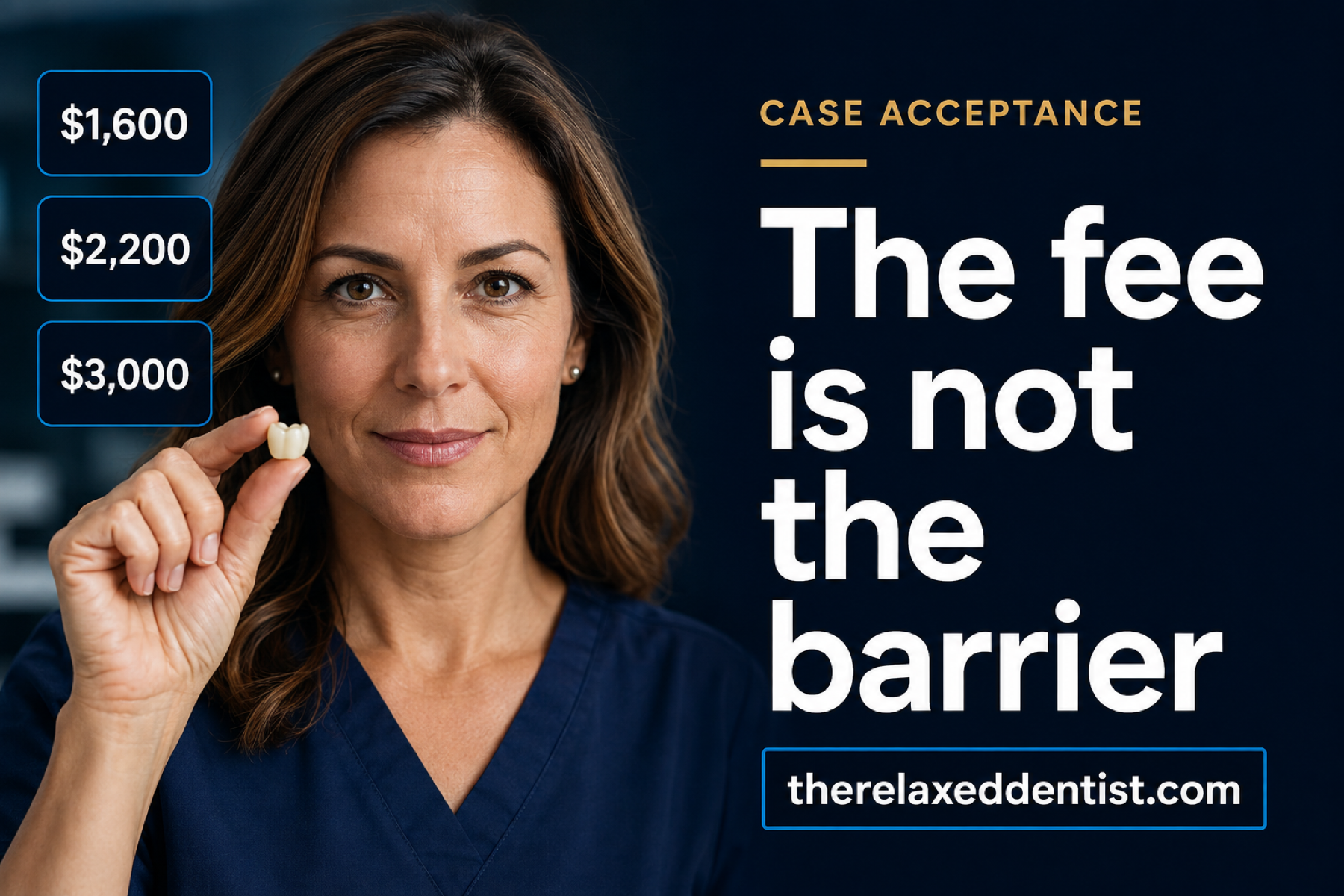 The fee is not the barrier