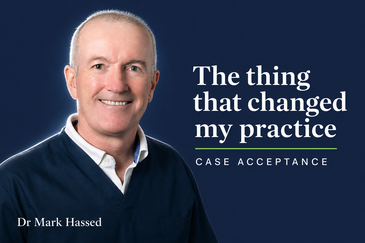 The thing that changed my practice