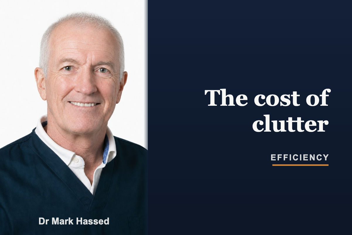 The cost of clutter