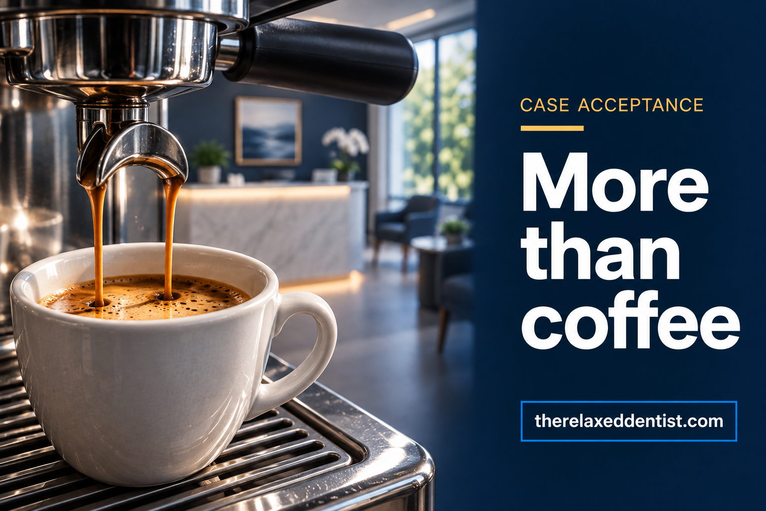 An espresso machine