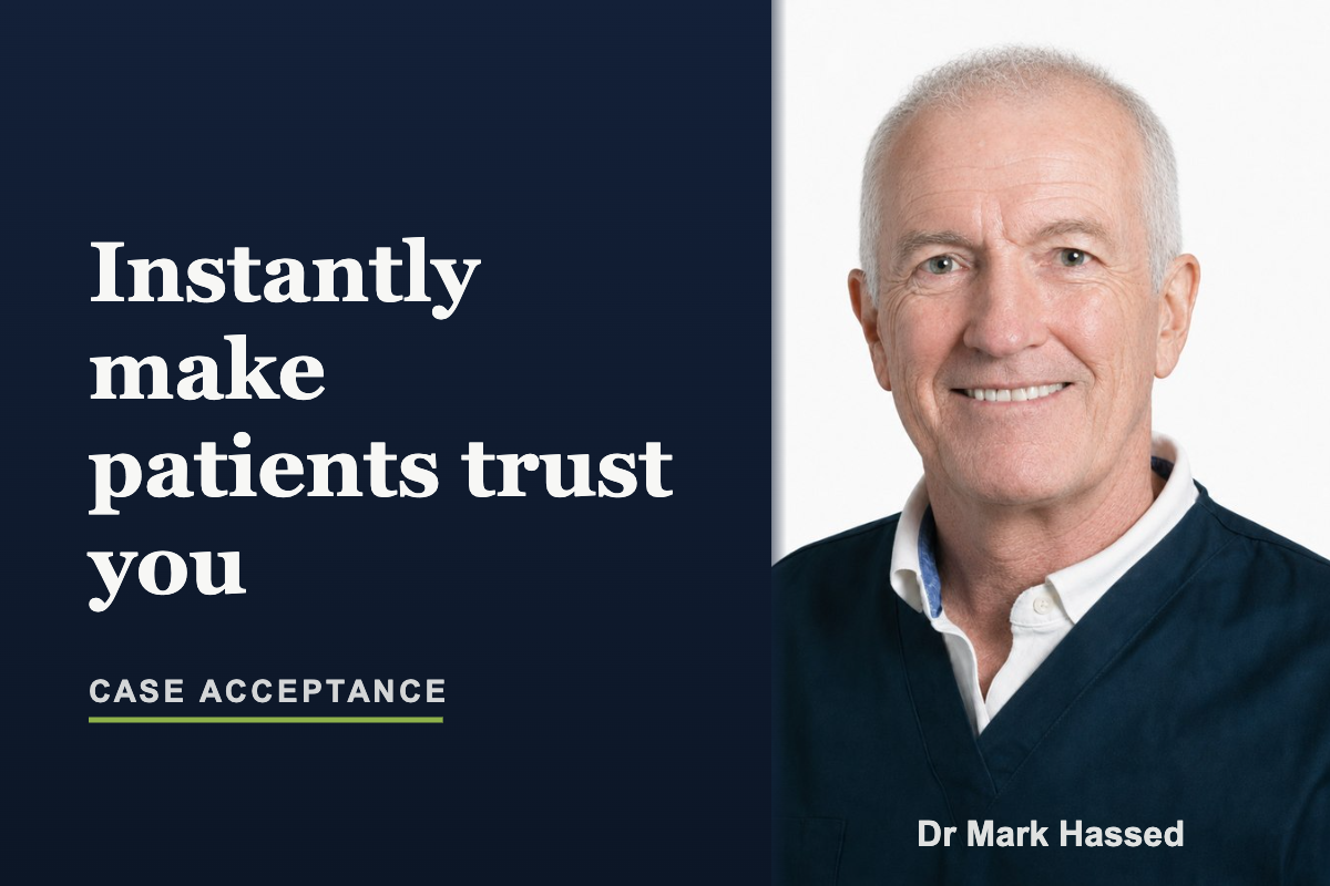Instantly make patients trust you