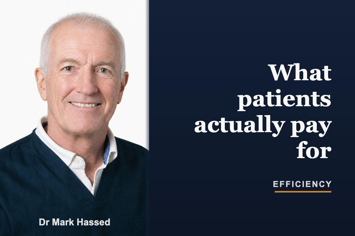 What patients actually pay for