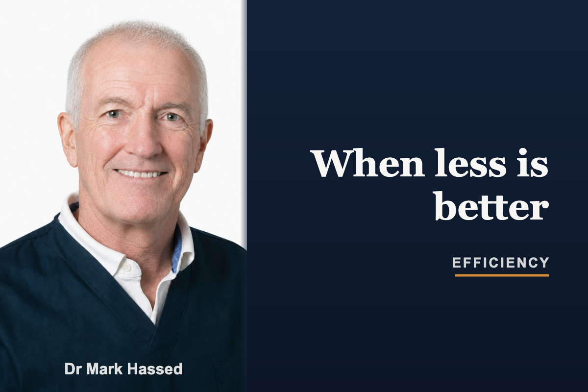 When less is better