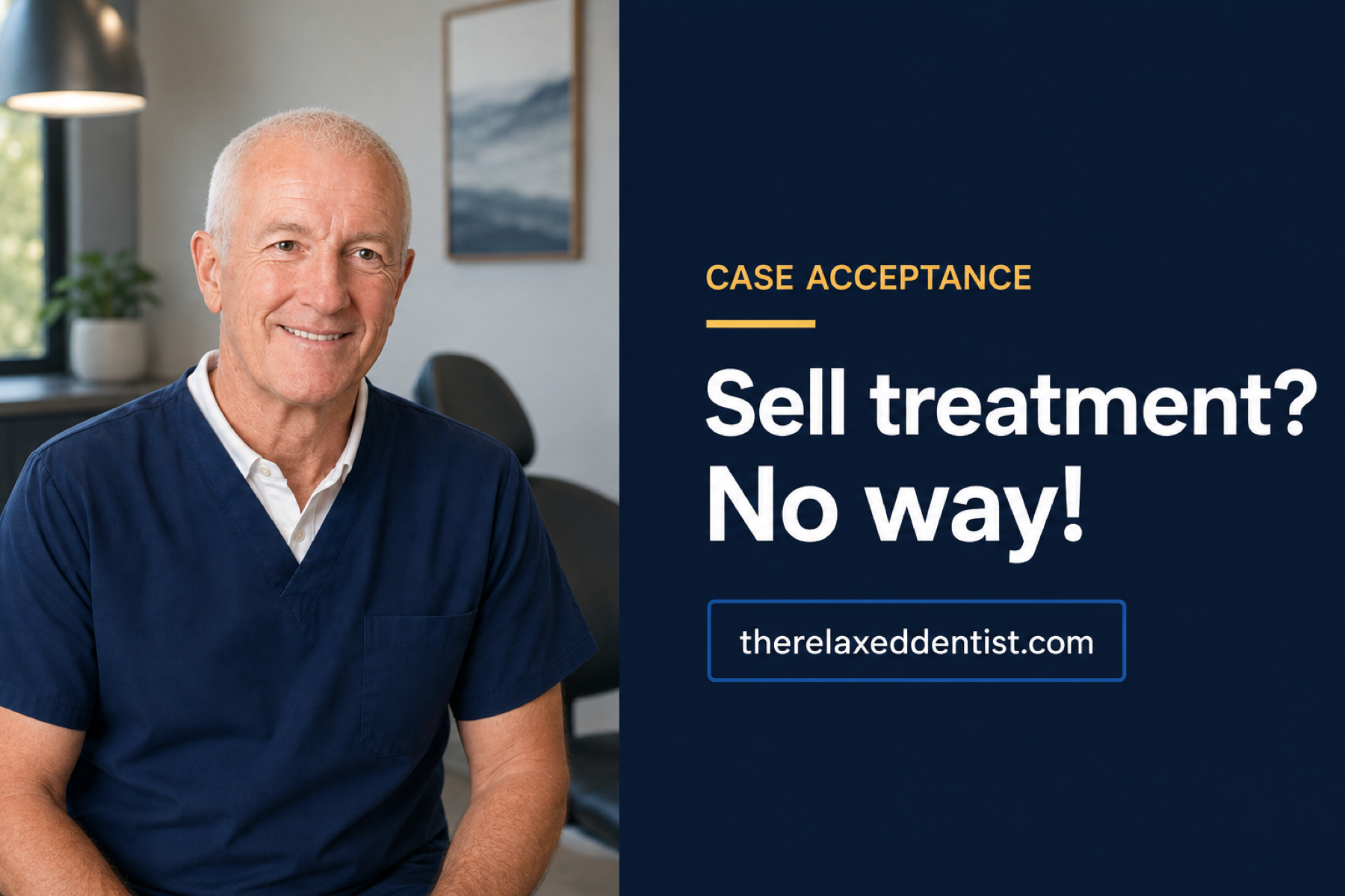 Sell treatment? No way!
