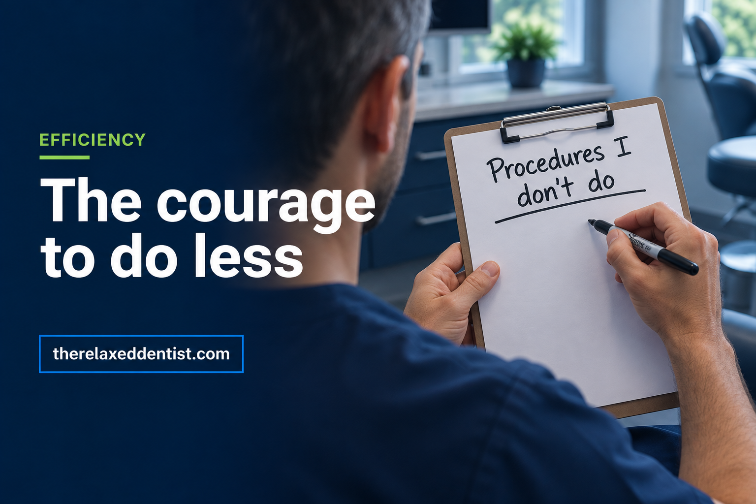 The courage to do less