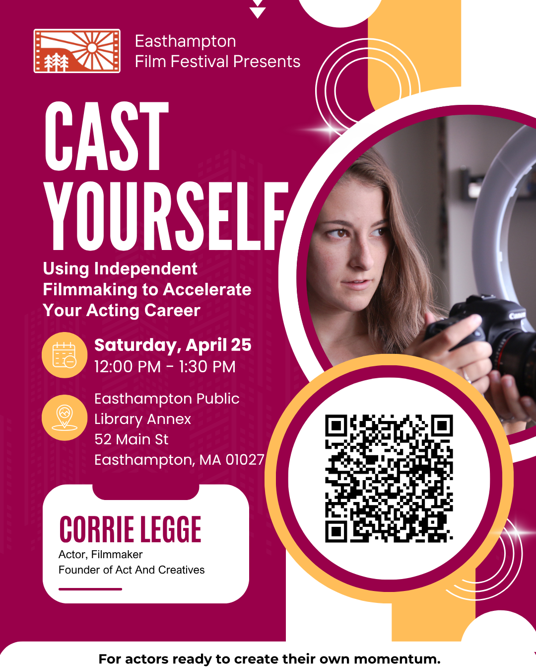 Cast Yourself Workshop @ Library Annex